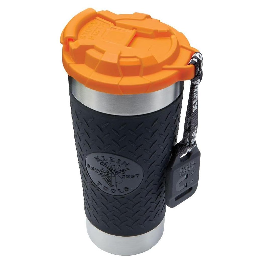 Vaso Aislado de Acero Inoxidable Klein Tools 20 Oz con Tapa