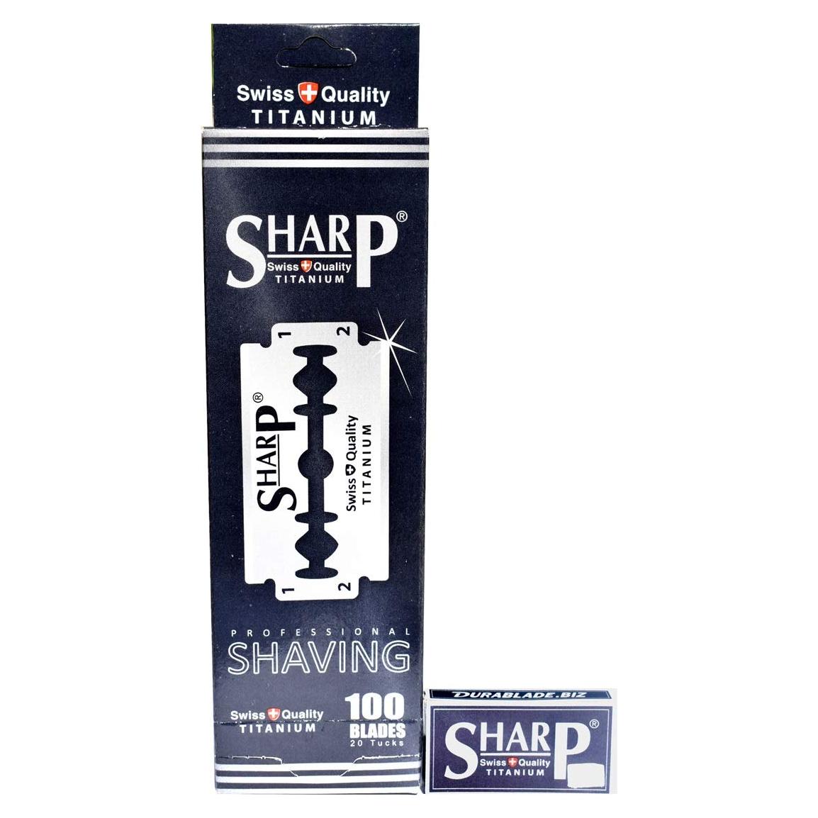 100 Cuchillas de Doble Filo Titanio Durablade - Afeitado Suave