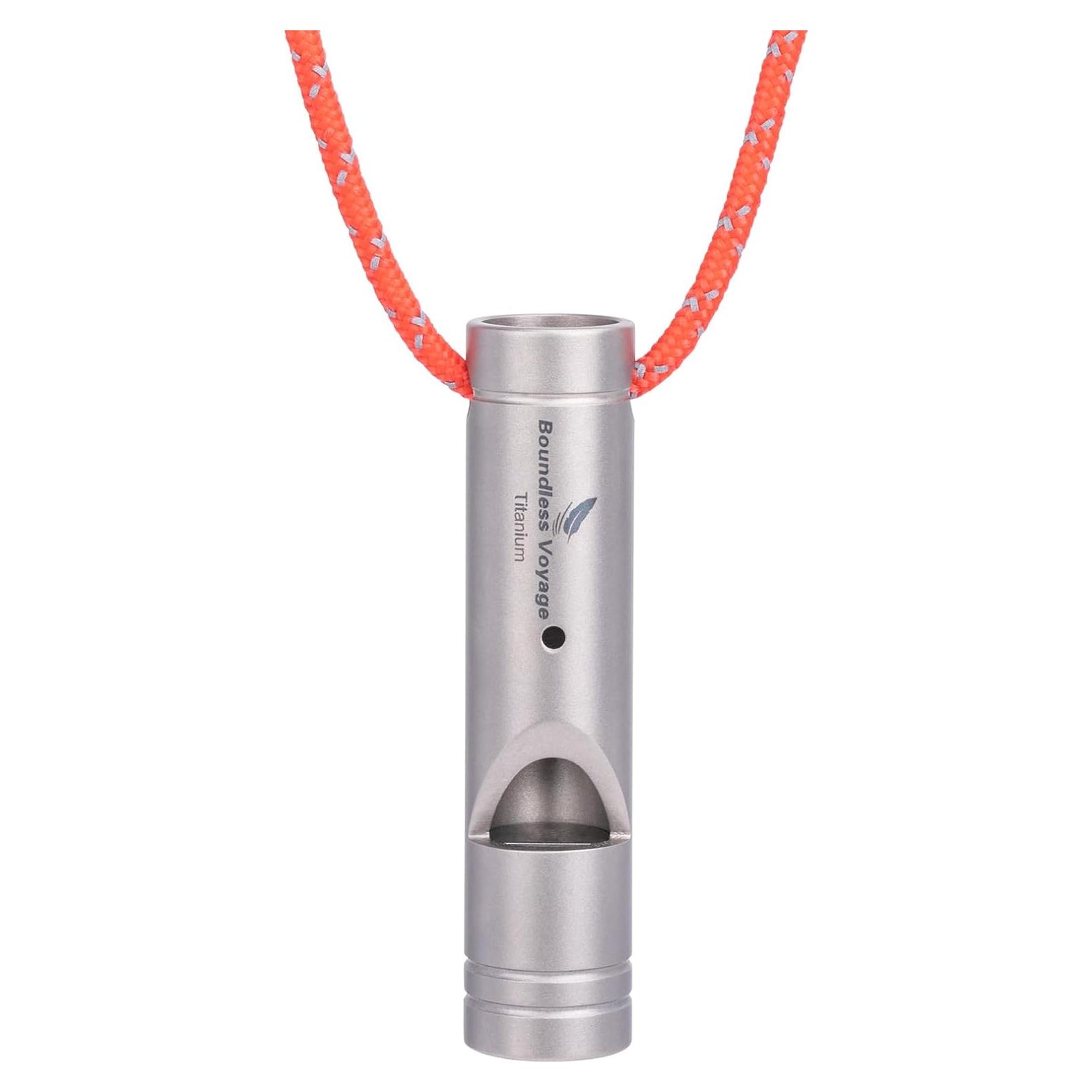 Silbato de Titanio Boundless Voyage Ti9015O Ultra Ligero 120dB