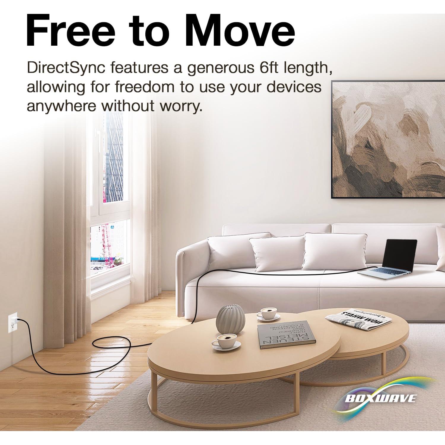 Cable USB-C BoxWave 3.05m 100W Nylon Trenzado para iFLYTEK