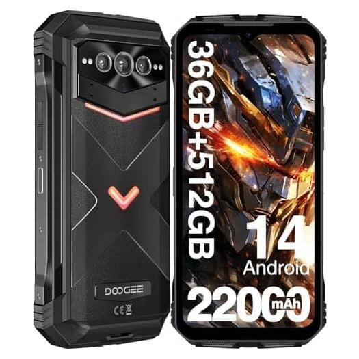 Smartphone DOOGEE V MAX Plus 5G Resistente 22000mAh 36GB/512GB