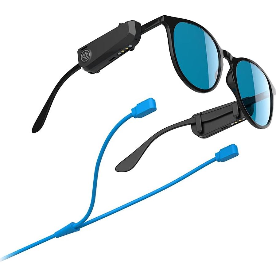 JLab JBuds Frames Wireless Open-Ear Audio for Your Glasses | 8-hour Bluetooth Playtime