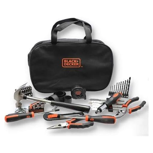 Juego de Herramientas BLACK+DECKER 65 Piezas con Bolsa
