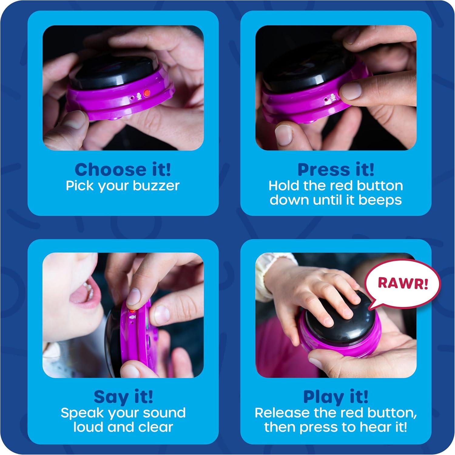 Timbres Grabables Learning Resources - Set de 4 Colores