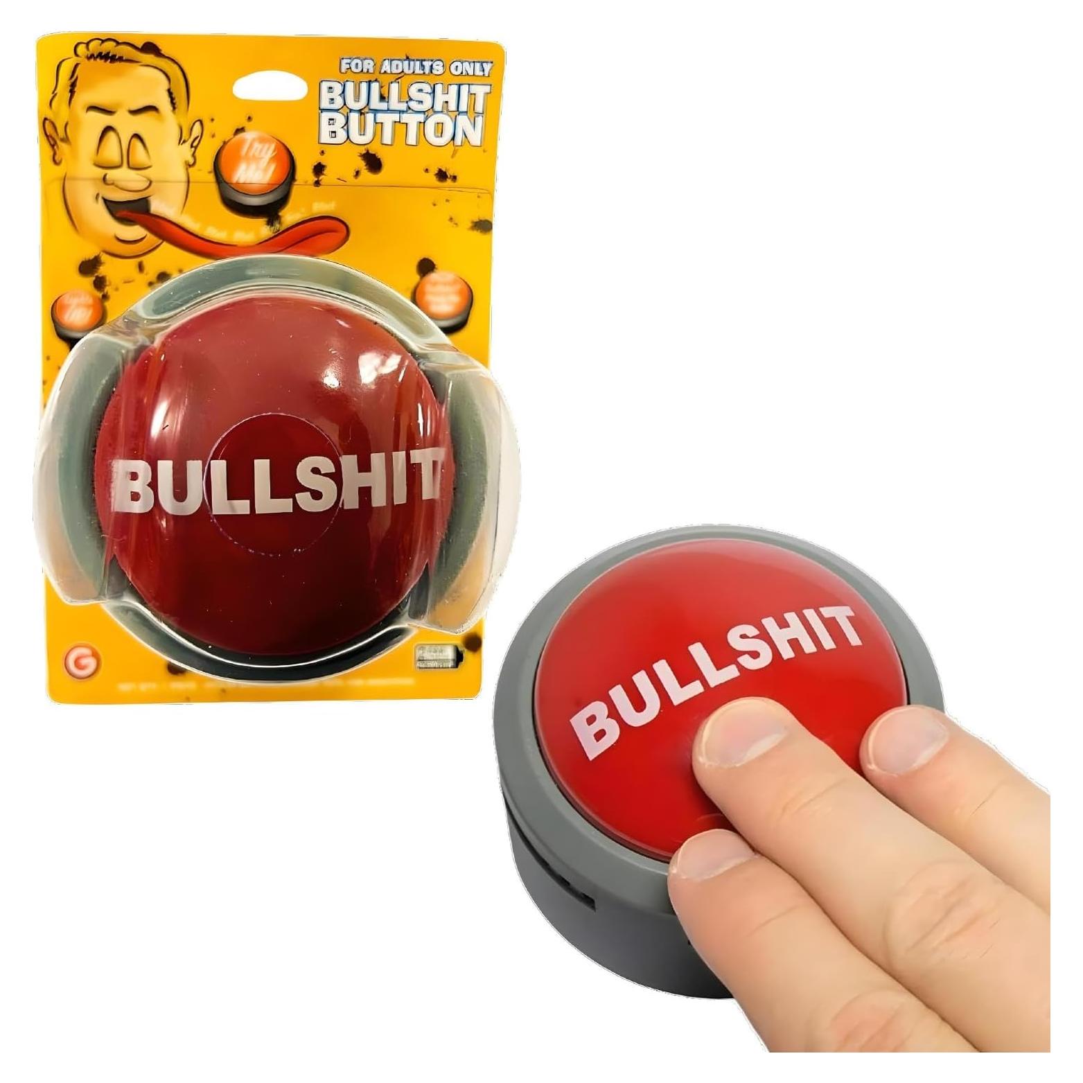 Botón de Tonterías Hilarante con Sonido y Luz - Regalo Divertido