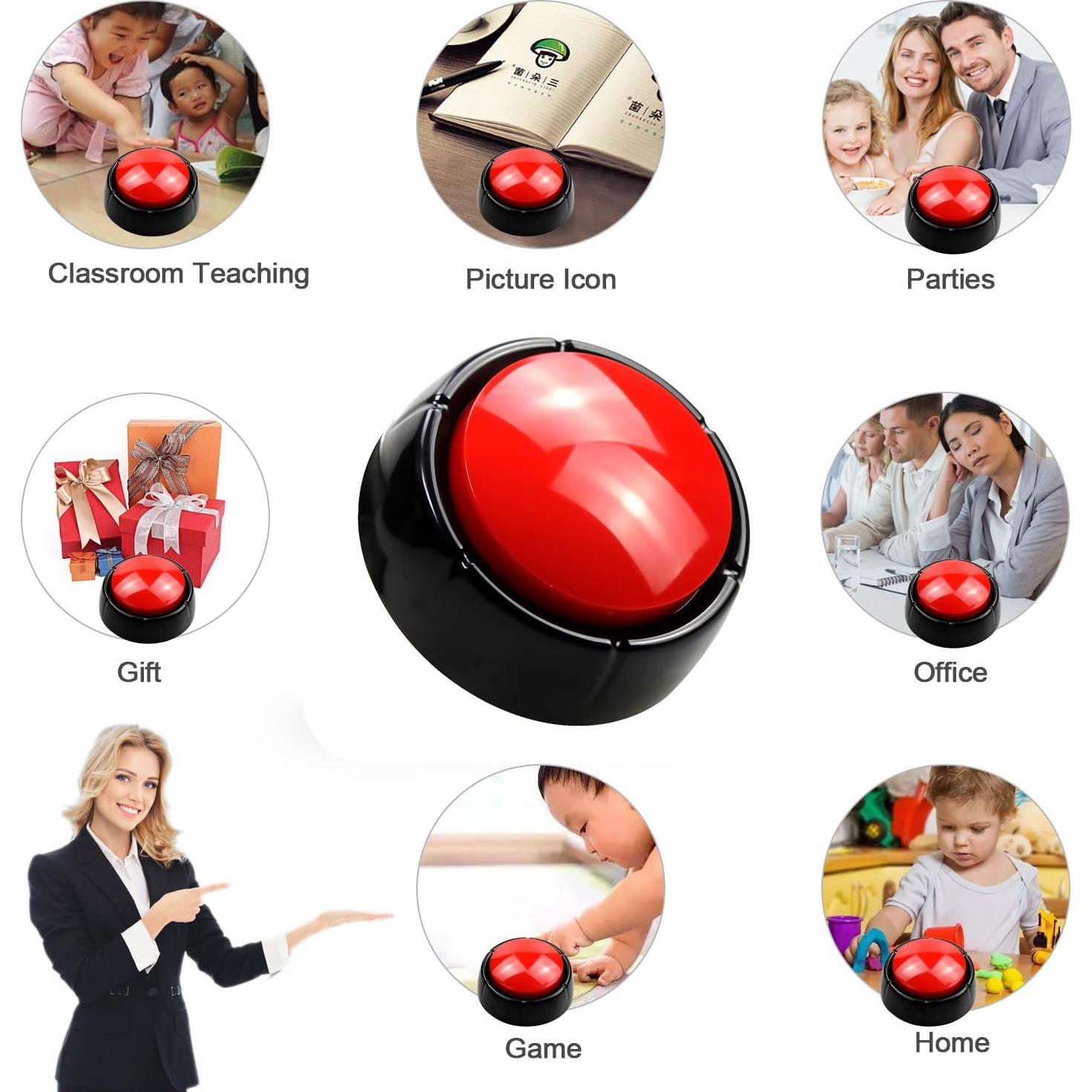 Botón Grabable Hablante MakeSound 30 Segundos Comunicación