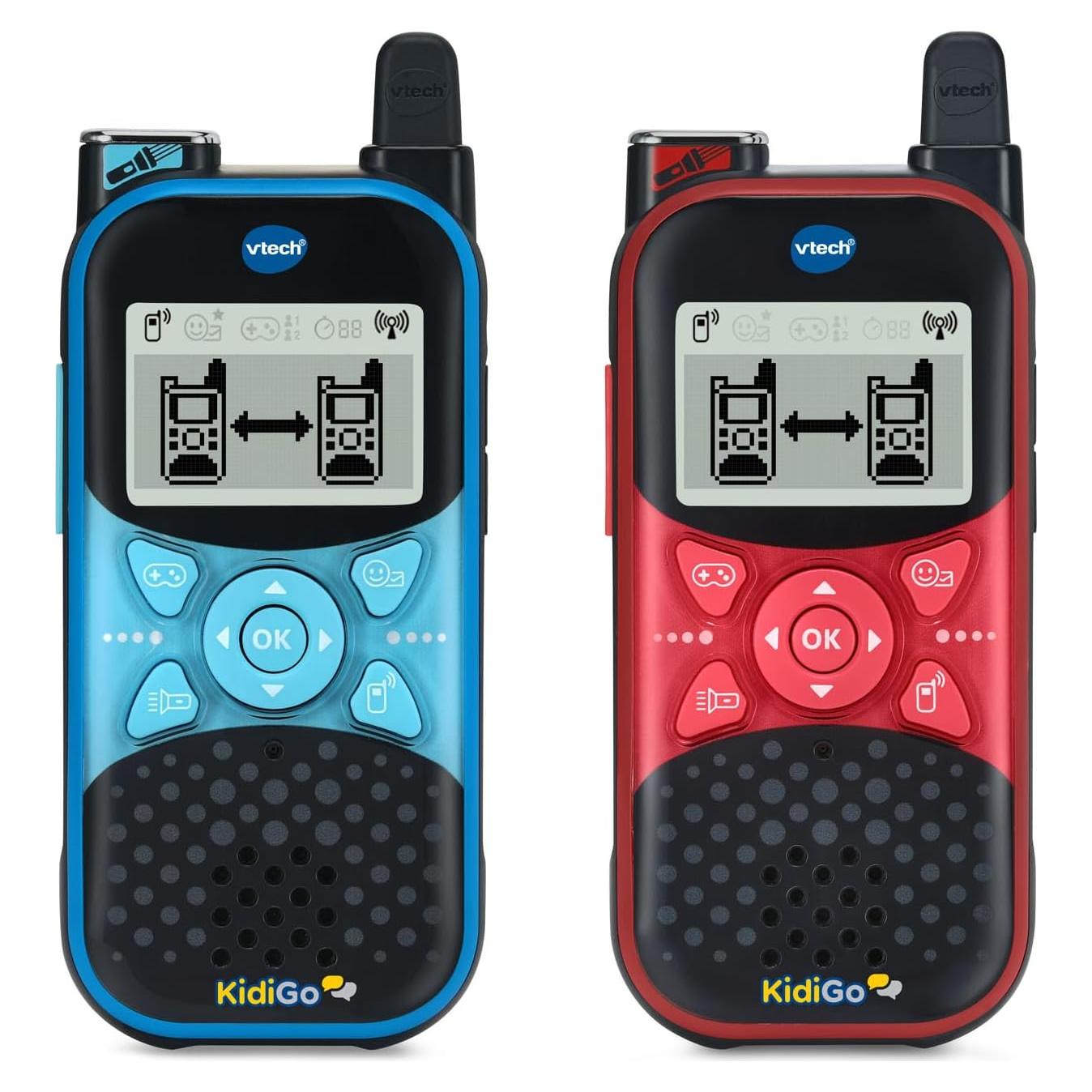 Walkie Talkies VTech KidiGo para Niños + Juegos Interactivos