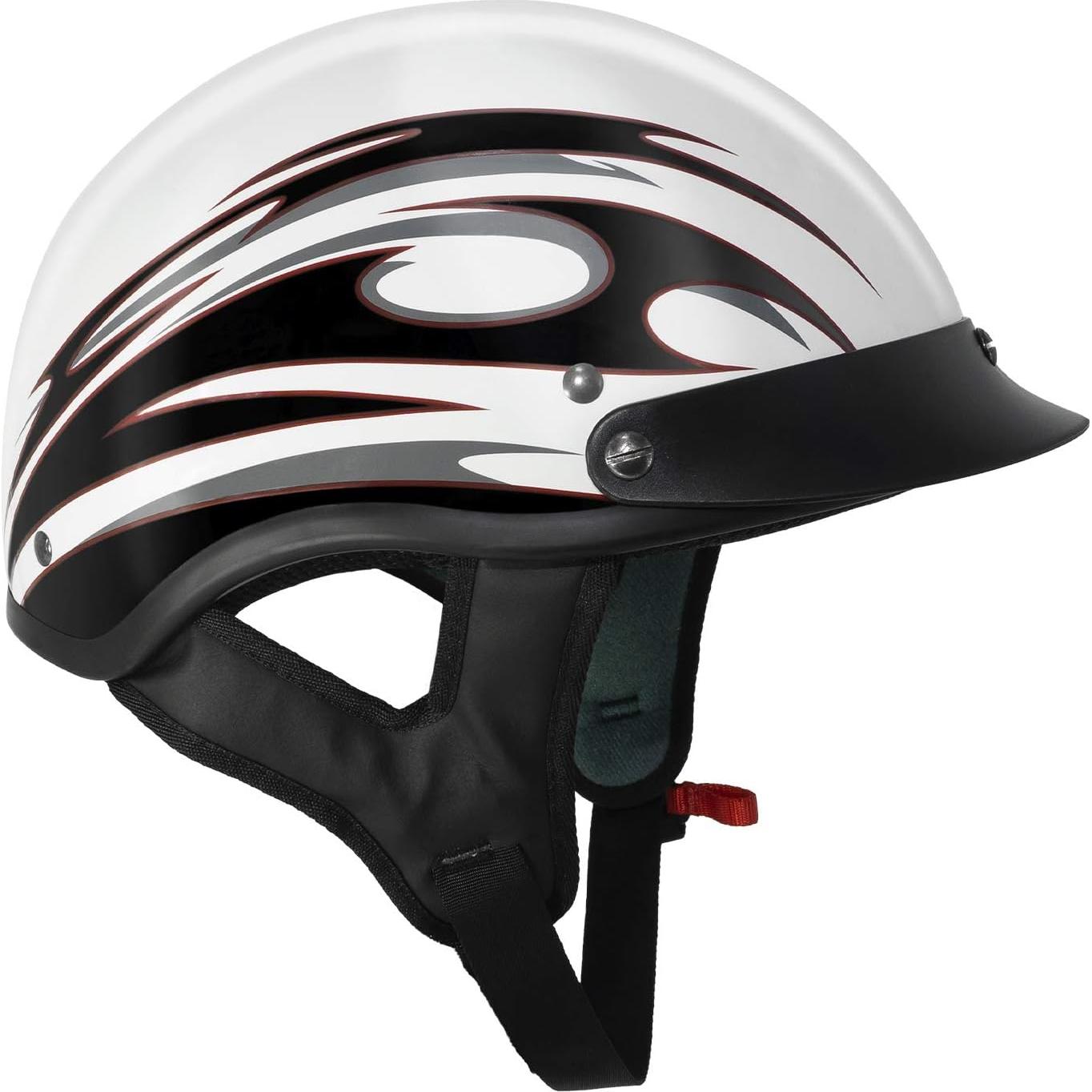 Casco VCAN V5 Cruiser Blanco Mediano para Motocicleta