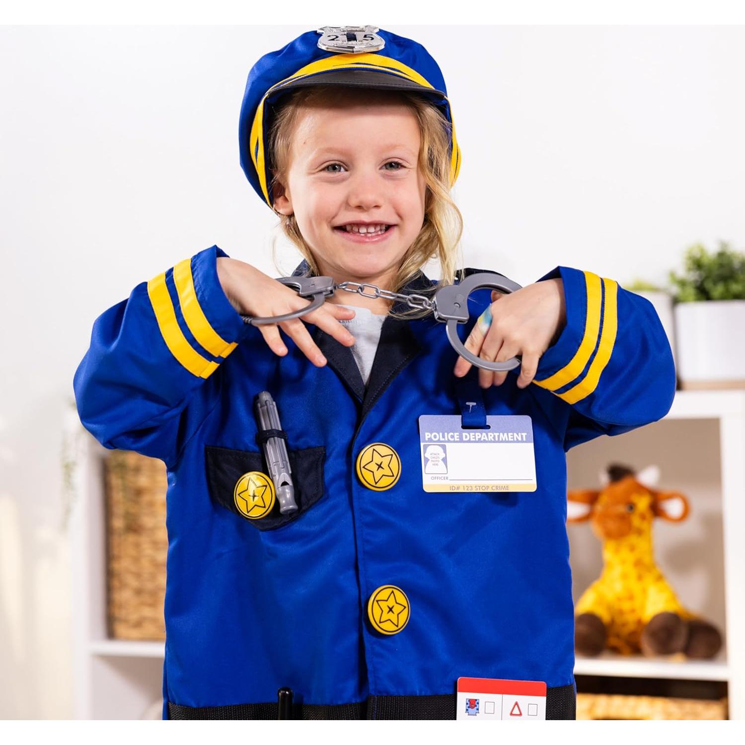 Disfraz de Oficial de Policía Unisex Melissa & Doug 8 Piezas