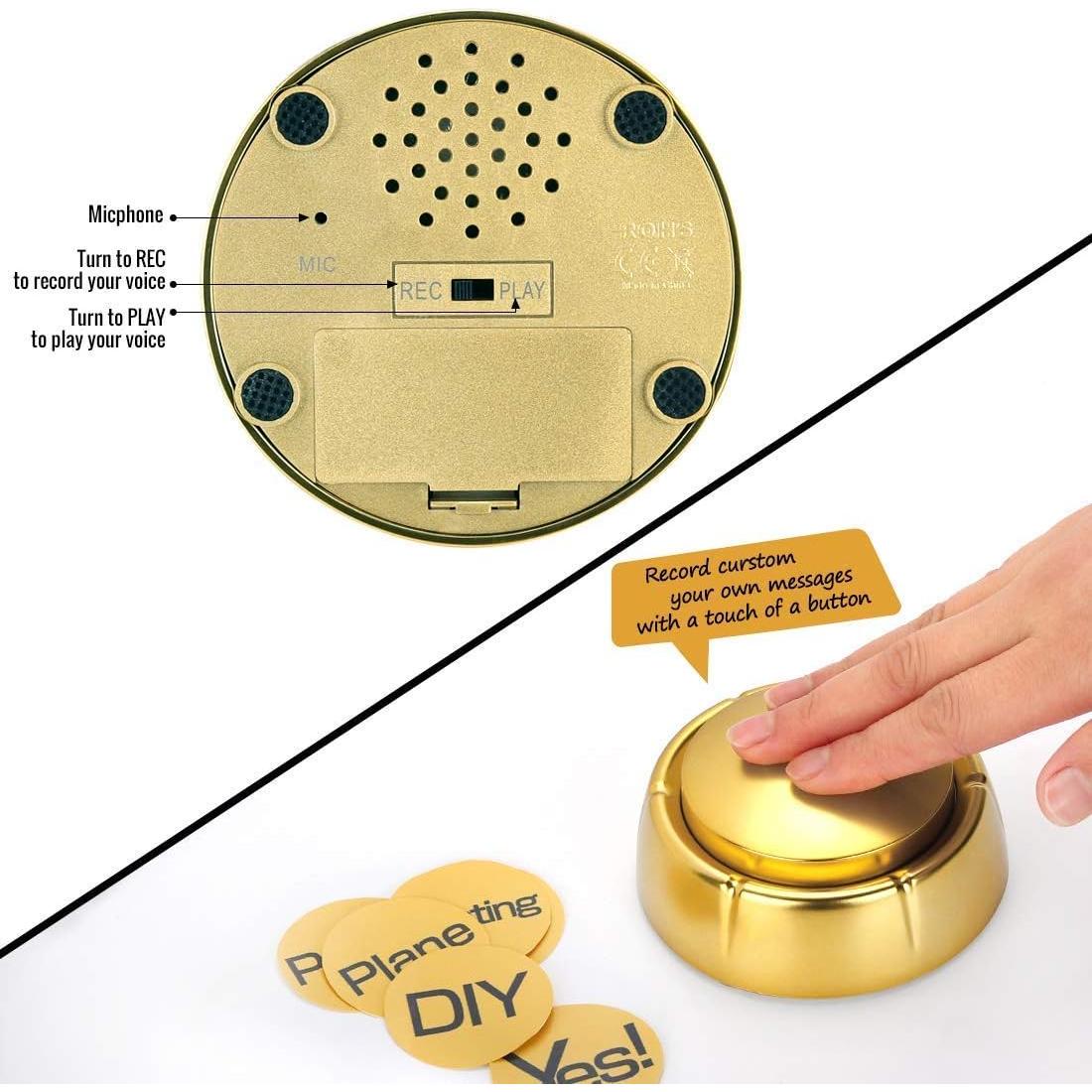 Botón Grabable para Mascotas Changhe M4 - 30 Segundos de Grabación