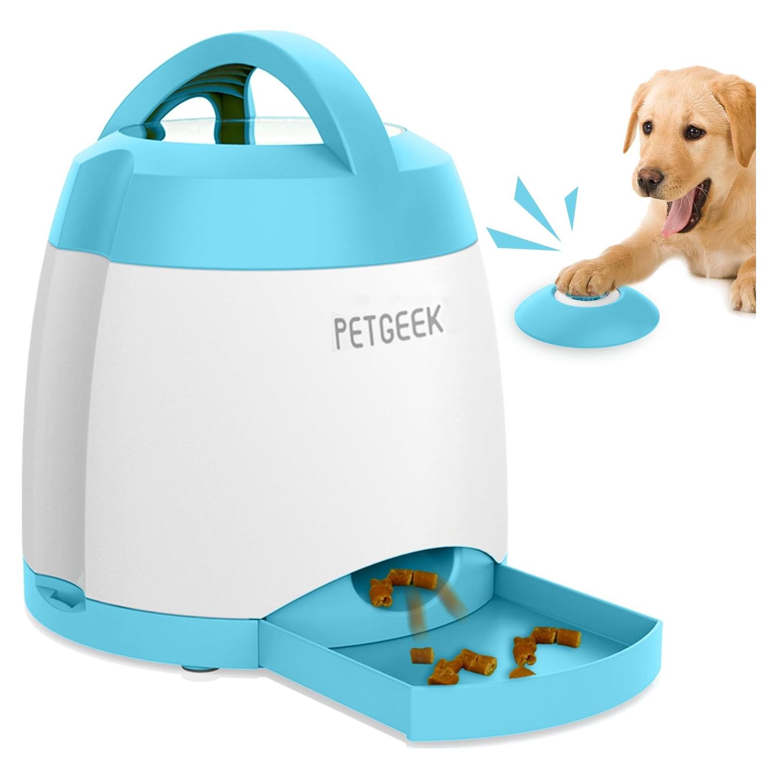 Dispensador Automático de Golosinas para Perros PETGEEK - Control Remoto