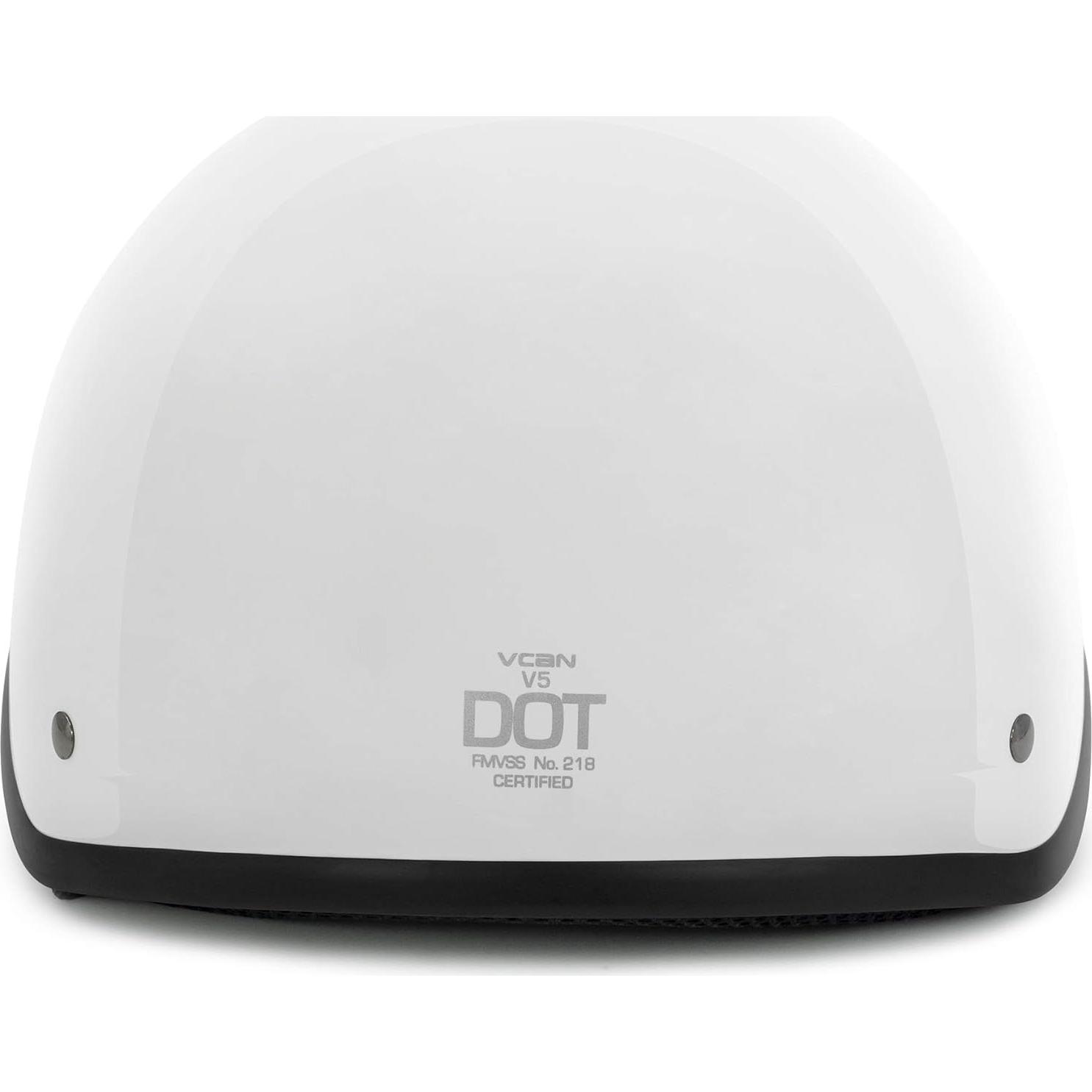 Casco VCAN V5 Cruiser Blanco Brillante Unisex