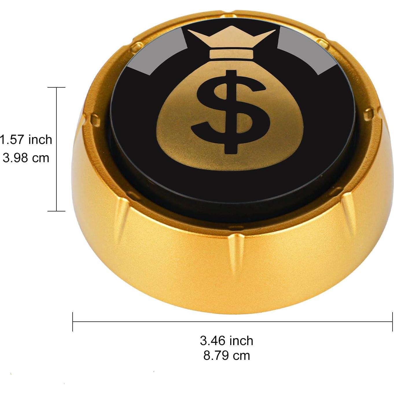 Botón Hablante Mealivos BT1005 Rojo y Negro 8.8cm