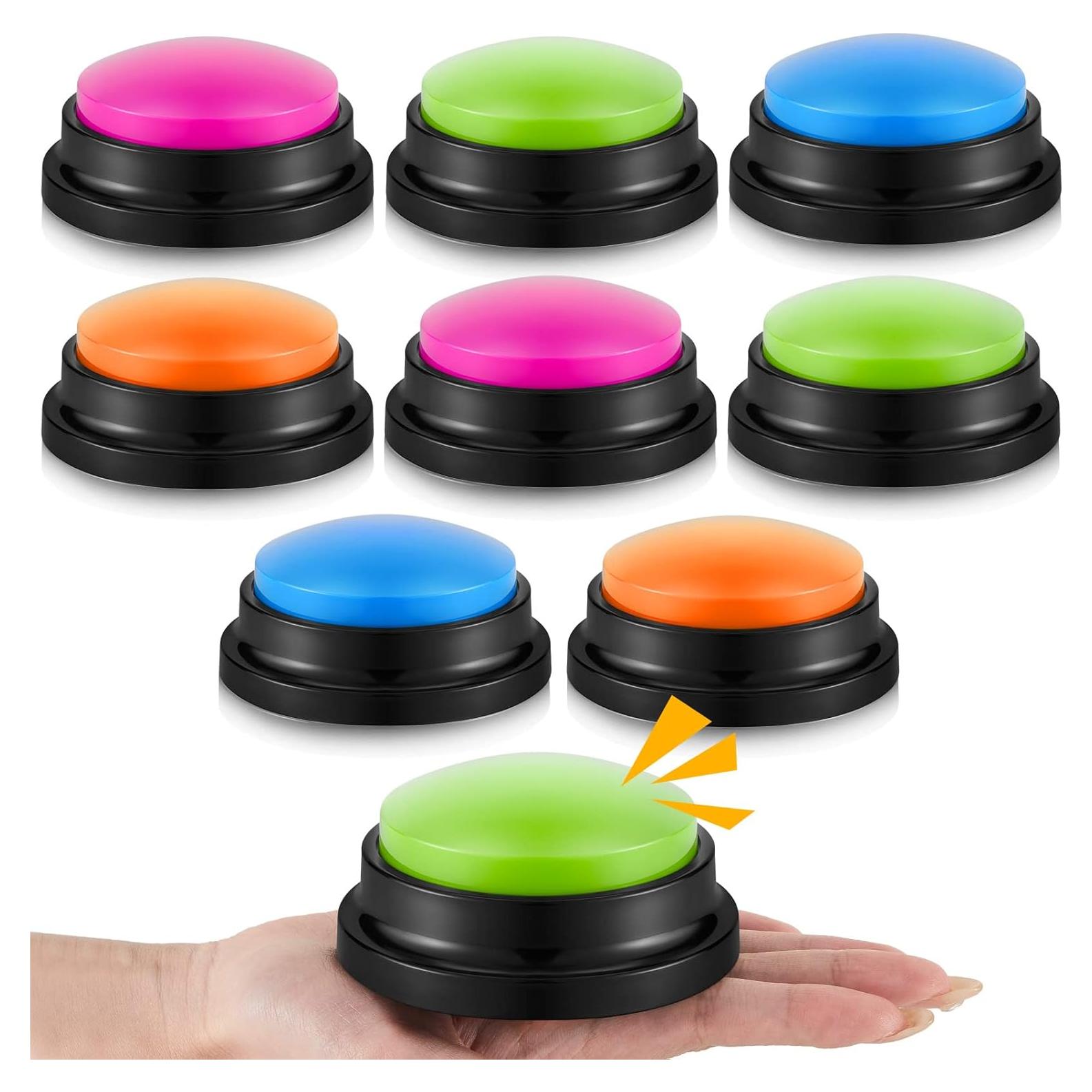 Botones Grabables para Juegos Honoson - 8 Piezas Color Fresco