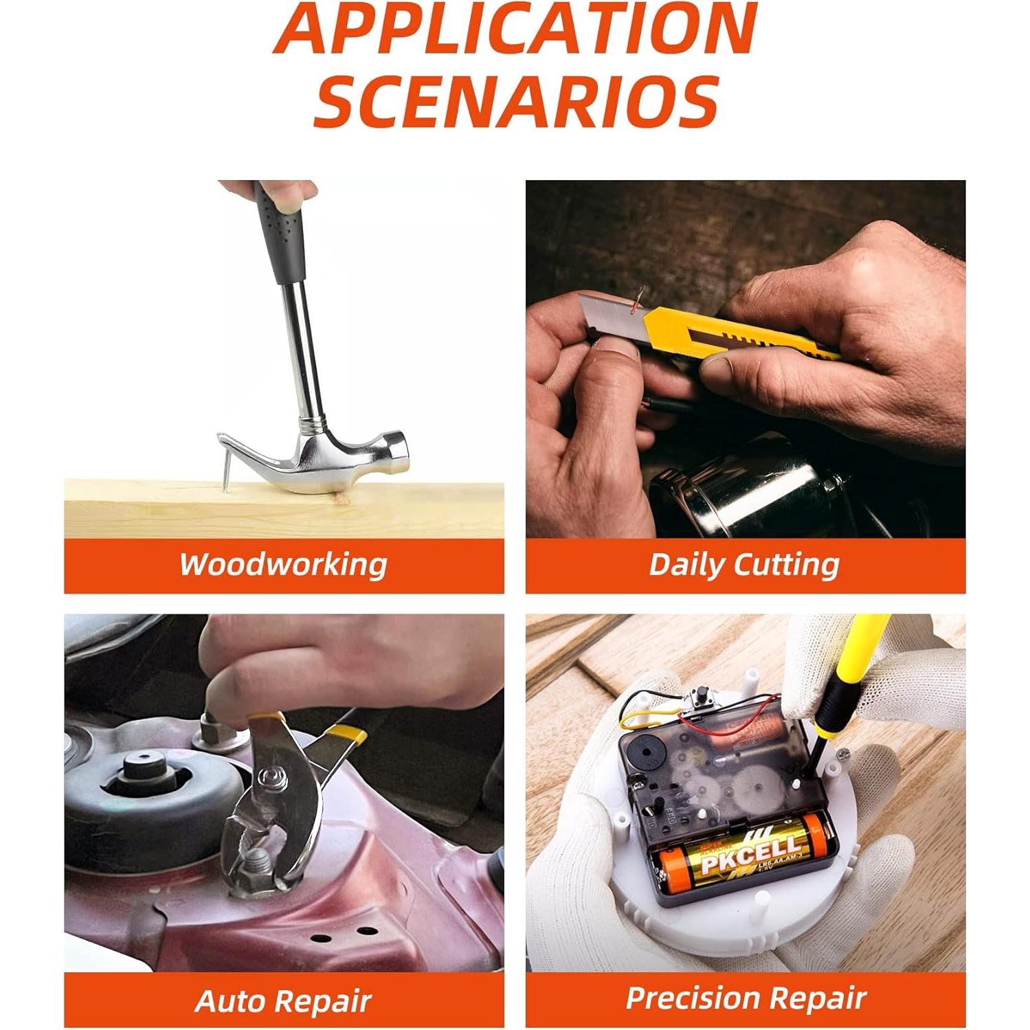 Juego de Herramientas 40 Piezas DIFFLIFE con Caja de Almacenamiento