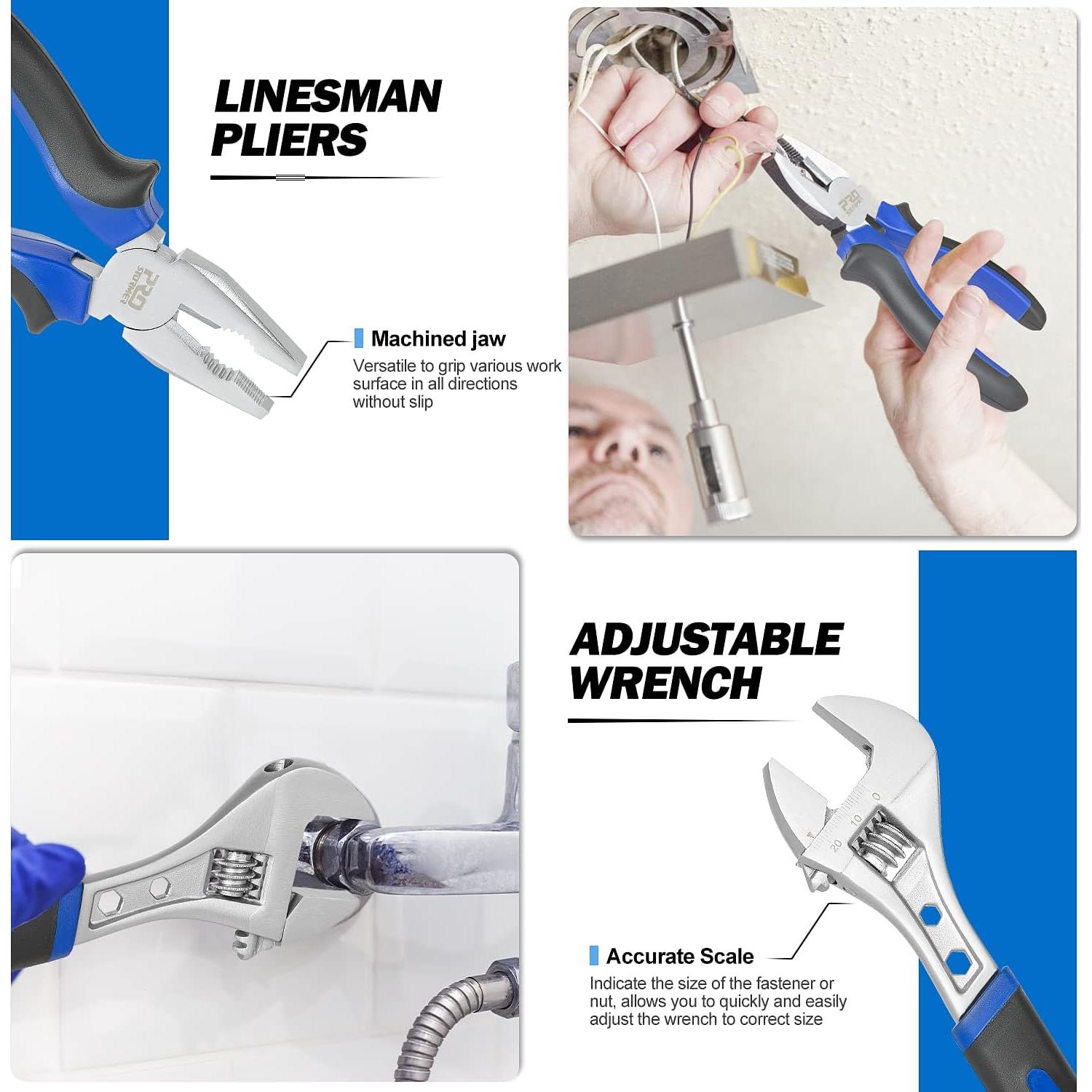 Juego de Herramientas Prostormer 229 Piezas para Bricolaje