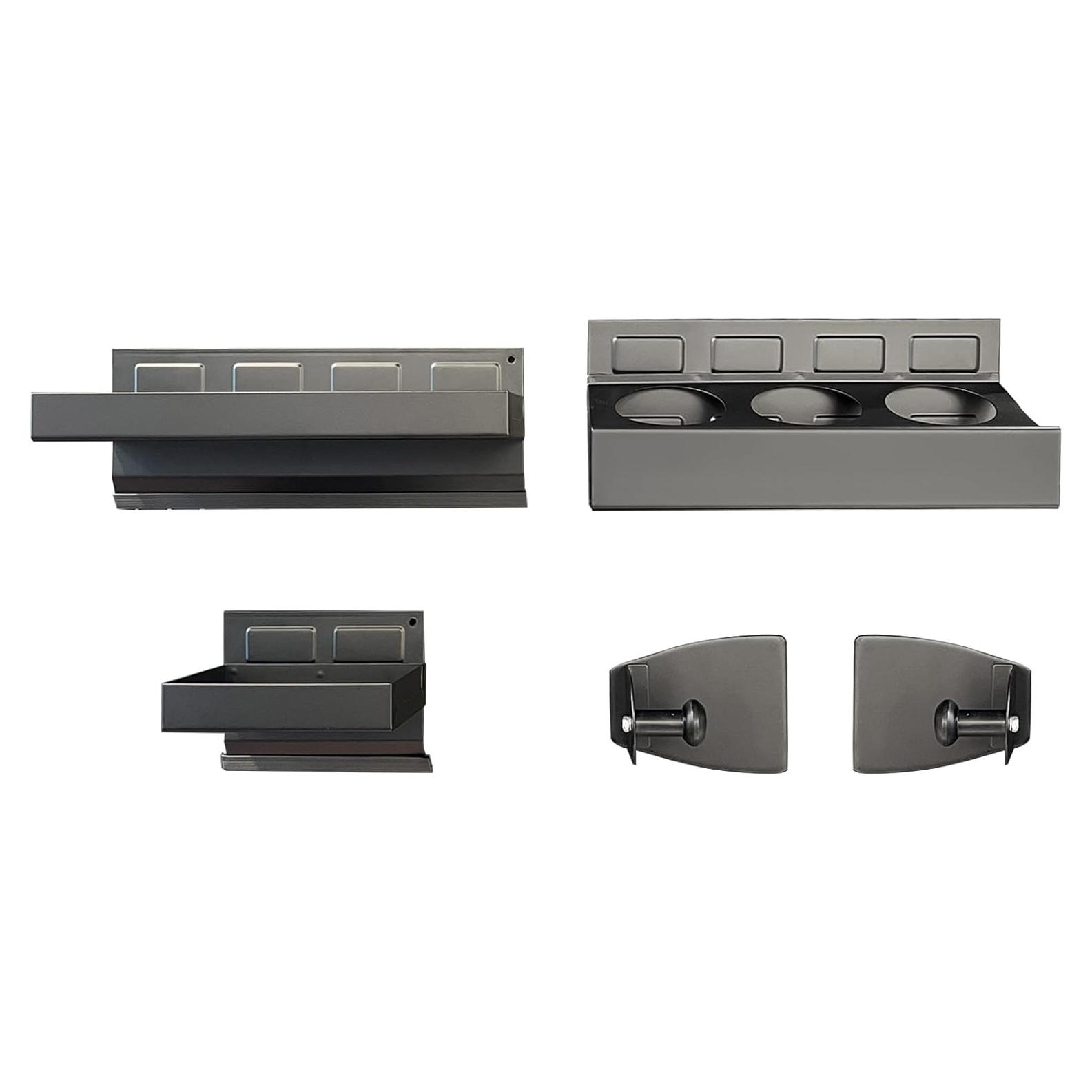 C&T Juego de Estante Magnético 4 Piezas para Herramientas