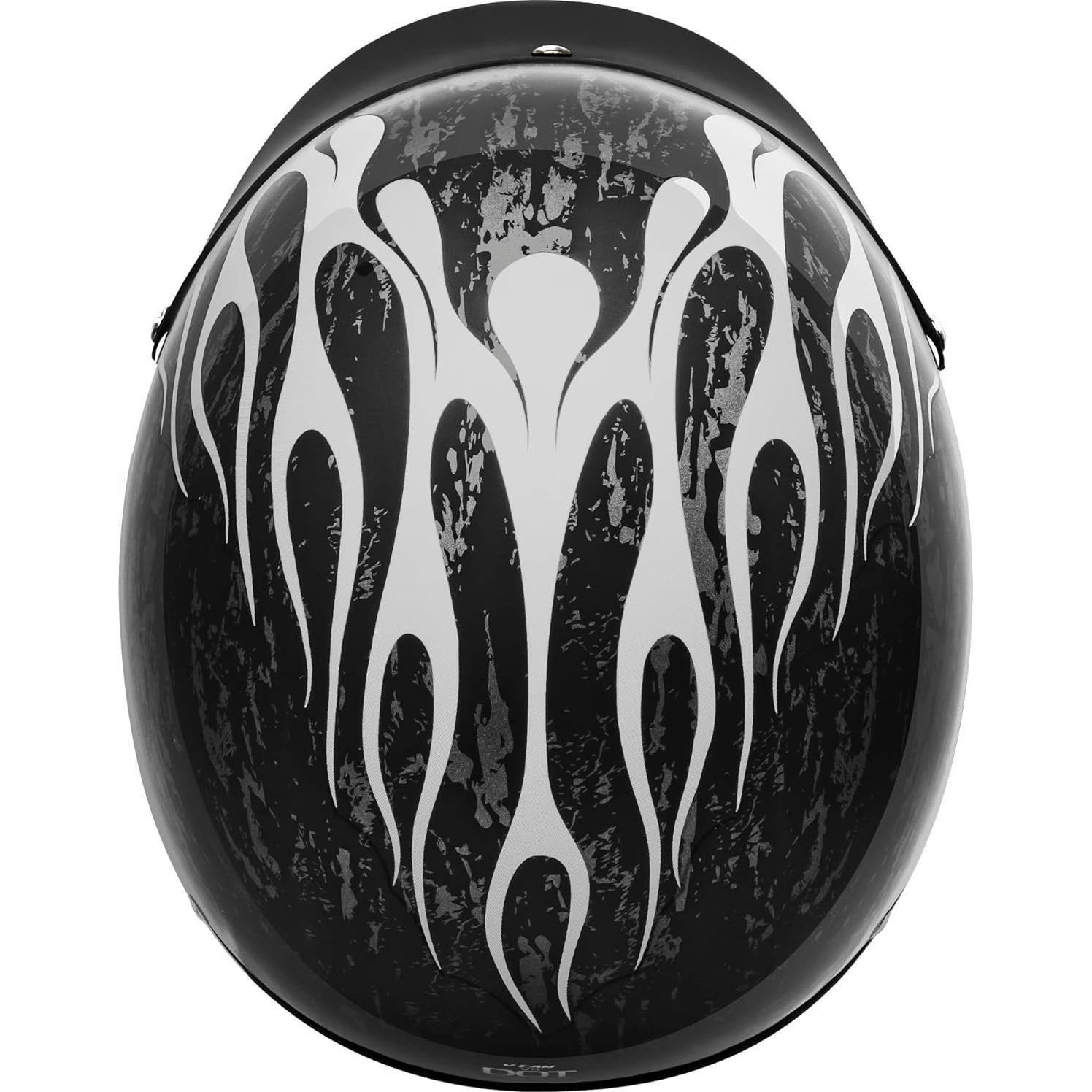 Casco VCAN V5 Cruiser Half Face Negro Brillante 1.13 kg