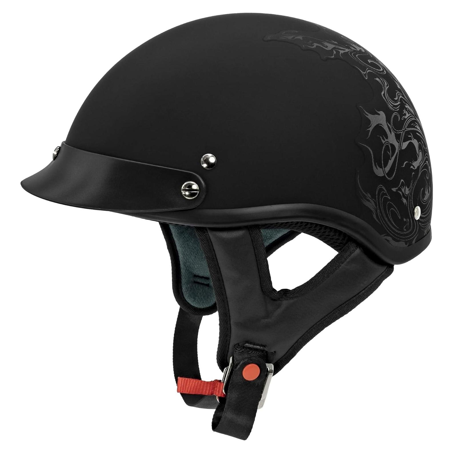 Casco de Motocicleta VCAN V5 Negro X-Large