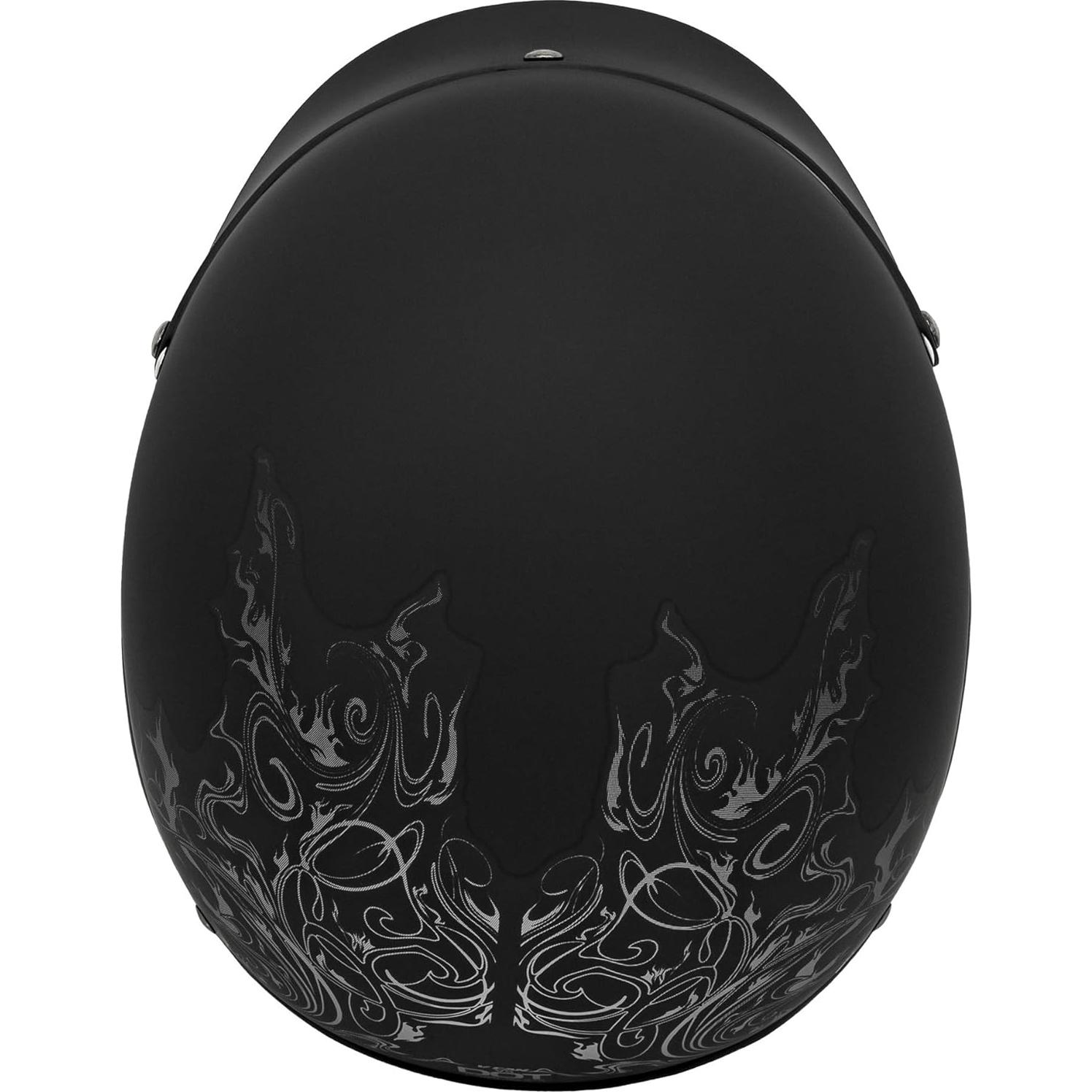 Casco de Motocicleta VCAN V5 Negro X-Large