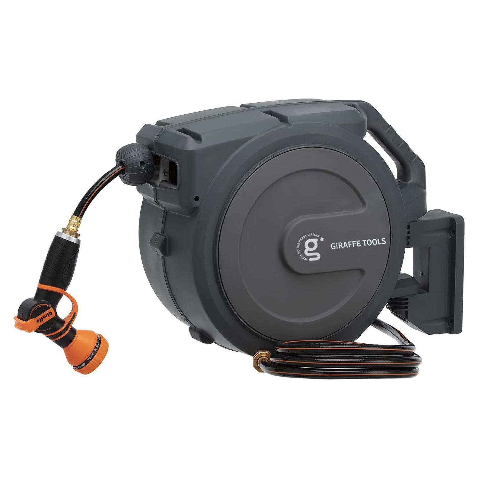 Carrete de Manguera Giraffe Tools 1/2" 23.77 m Retráctil