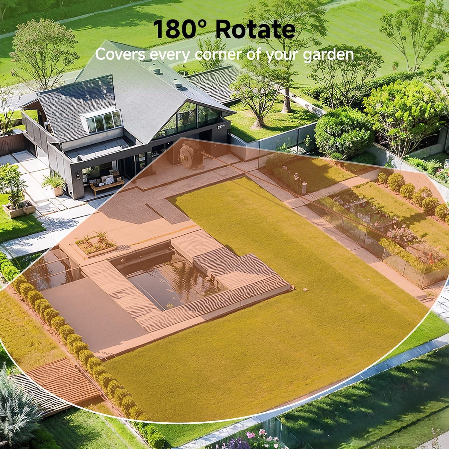 Carrete de Manguera Giraffe Tools 1/2" 23.77 m Retráctil