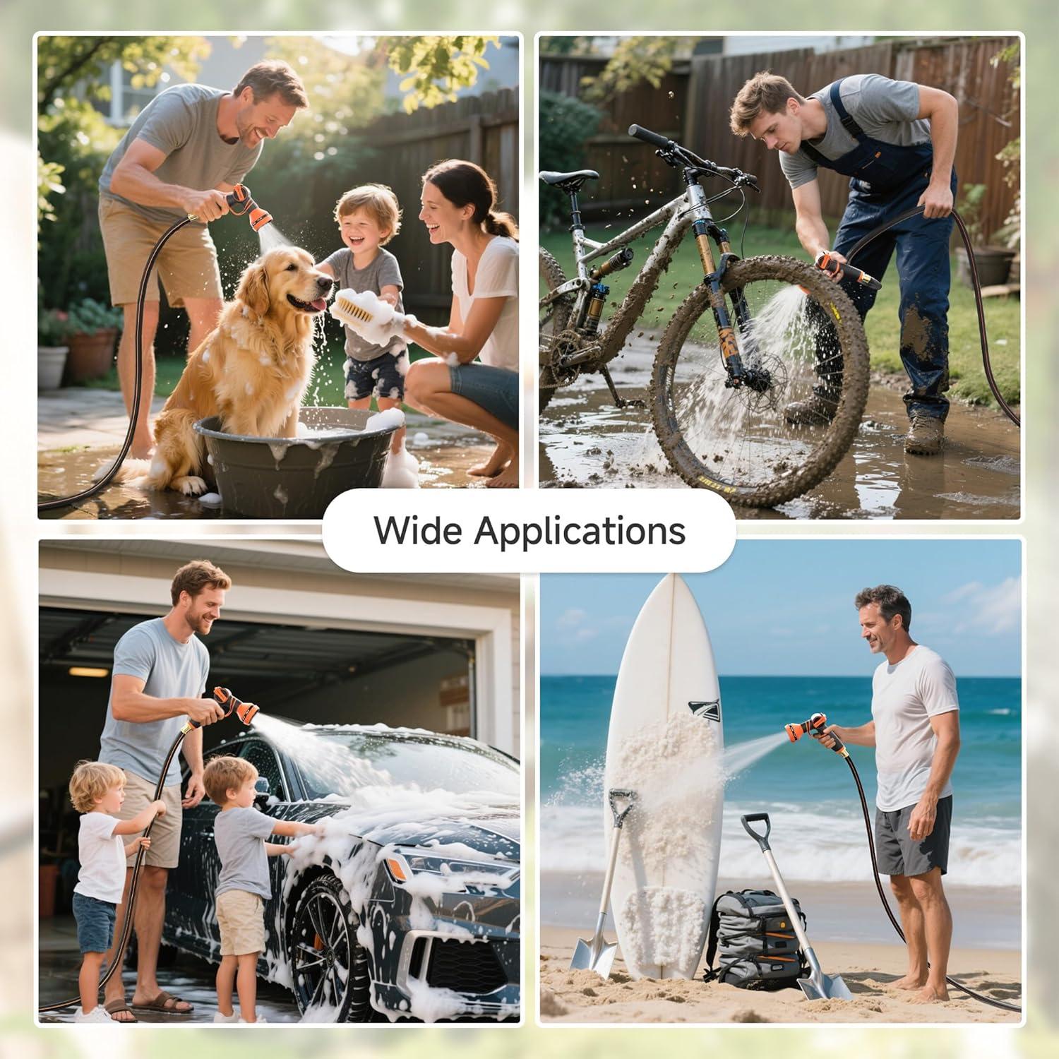 Carrete de Manguera Giraffe Tools 1/2" 23.77 m Retráctil