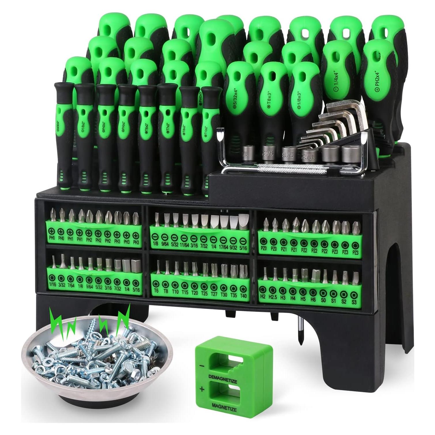 Set de Destornilladores Magnéticos 118 Piezas Swanlake
