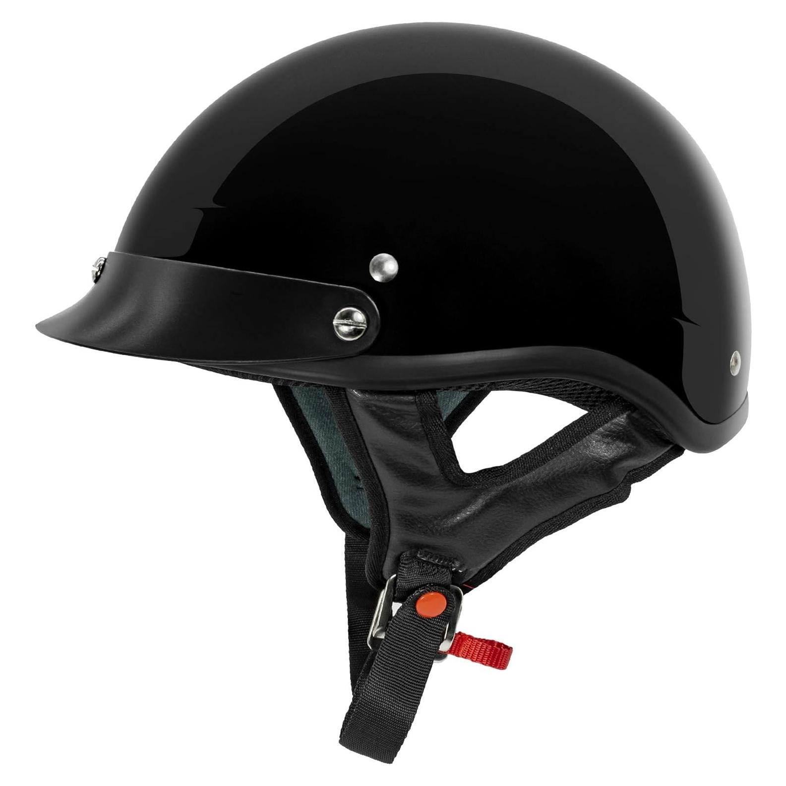 Casco VCAN V5 Cruiser Negro Brillante Unisex
