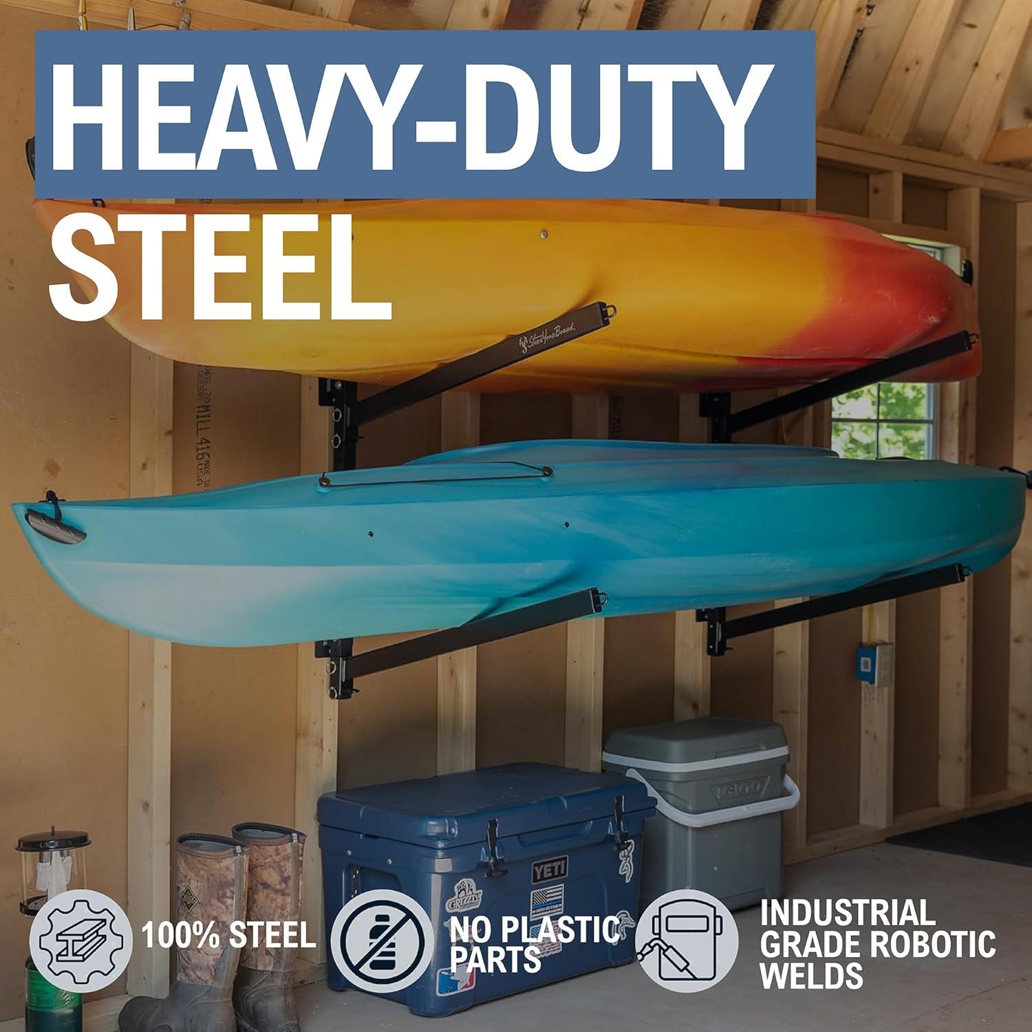 Estante de Almacenamiento para 2 Kayaks StoreYourBoard - Montaje en Pared