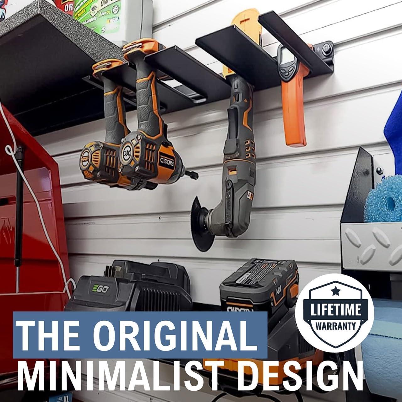 Estante de Almacenamiento para Taladros StoreYourBoard, Soporta 4 Taladros