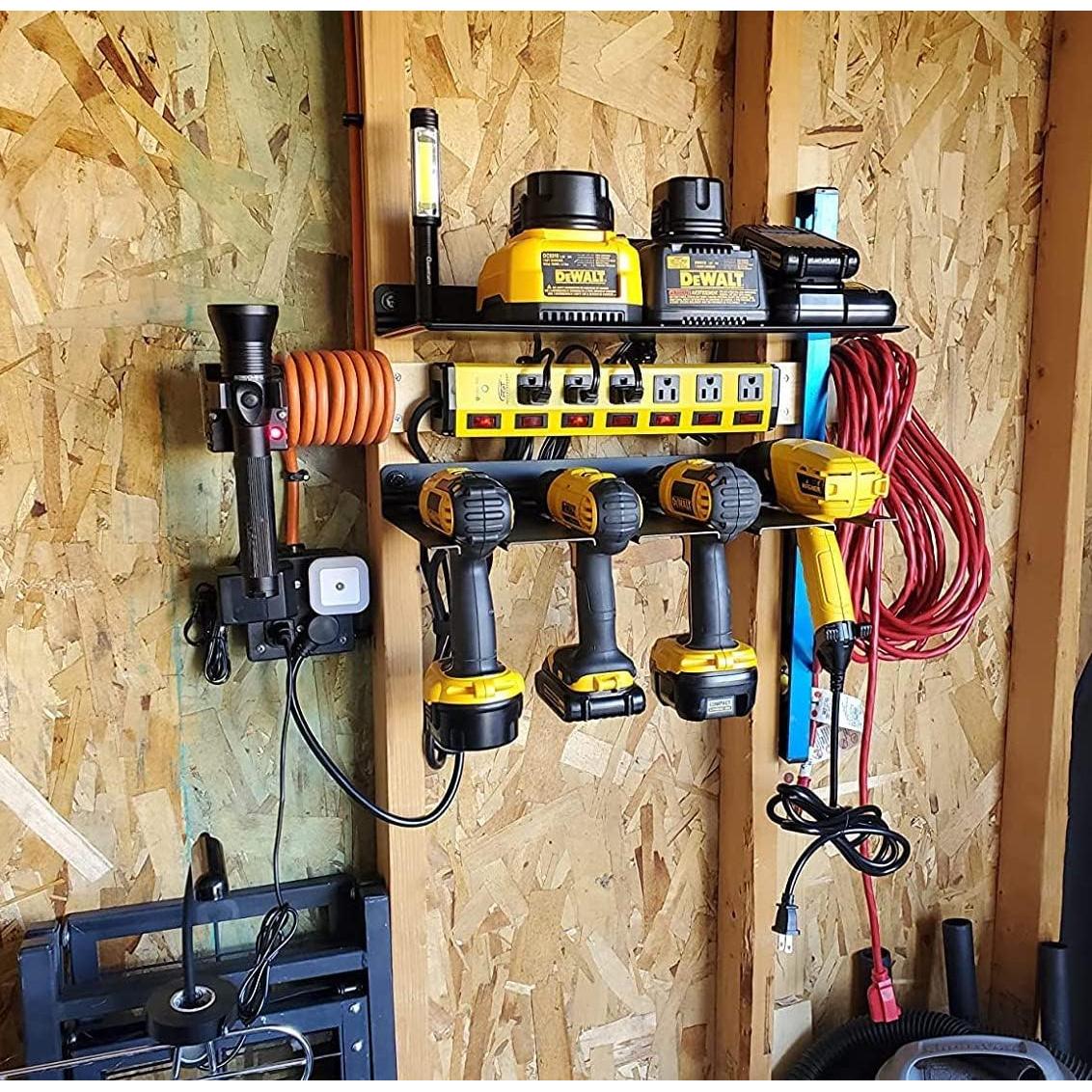 Estante de Almacenamiento para Taladros StoreYourBoard, Soporta 4 Taladros