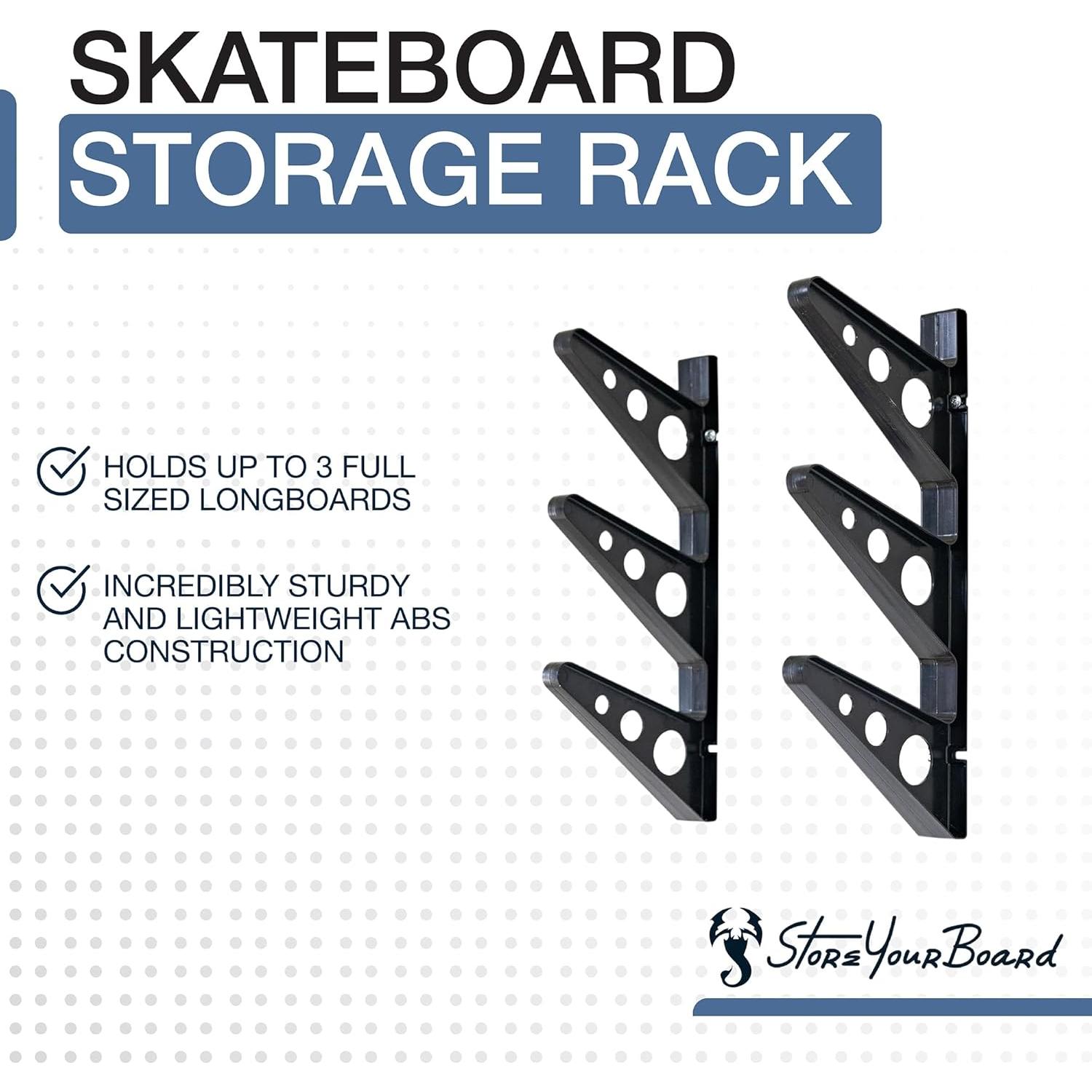 Soporte de Almacenamiento para Skateboard StoreYourBoard Trifecta