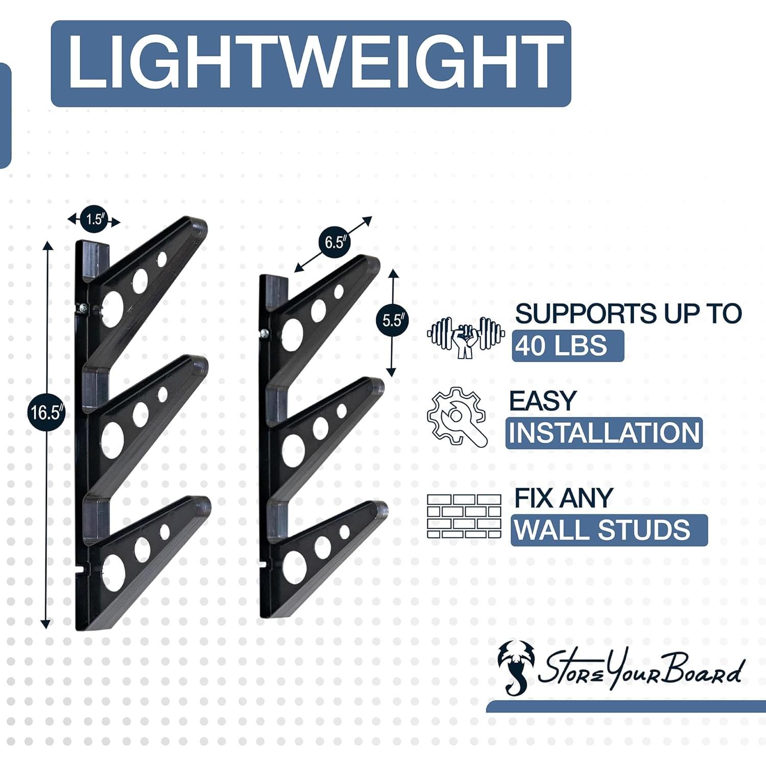 Soporte de Almacenamiento para Skateboard StoreYourBoard Trifecta