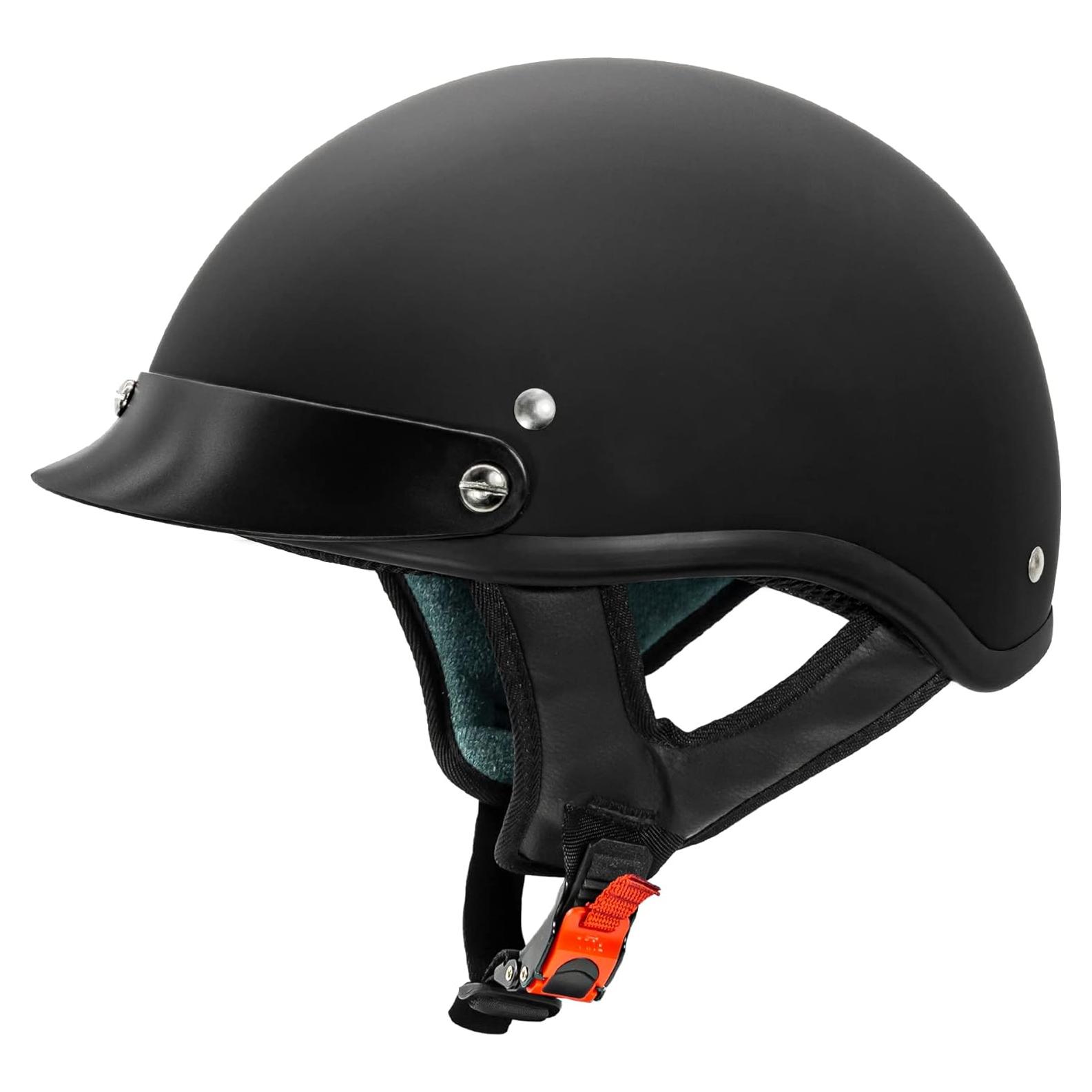 Casco VCAN V5 Cruiser Negro Mate XX-Large Seguridad DOT