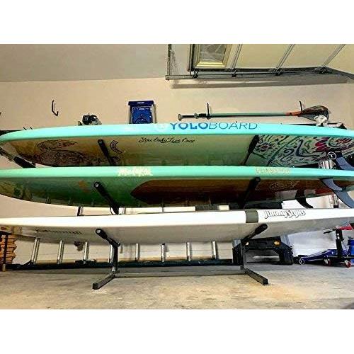 Soporte de Almacenamiento Independiente Glacik para 3 Paddleboards