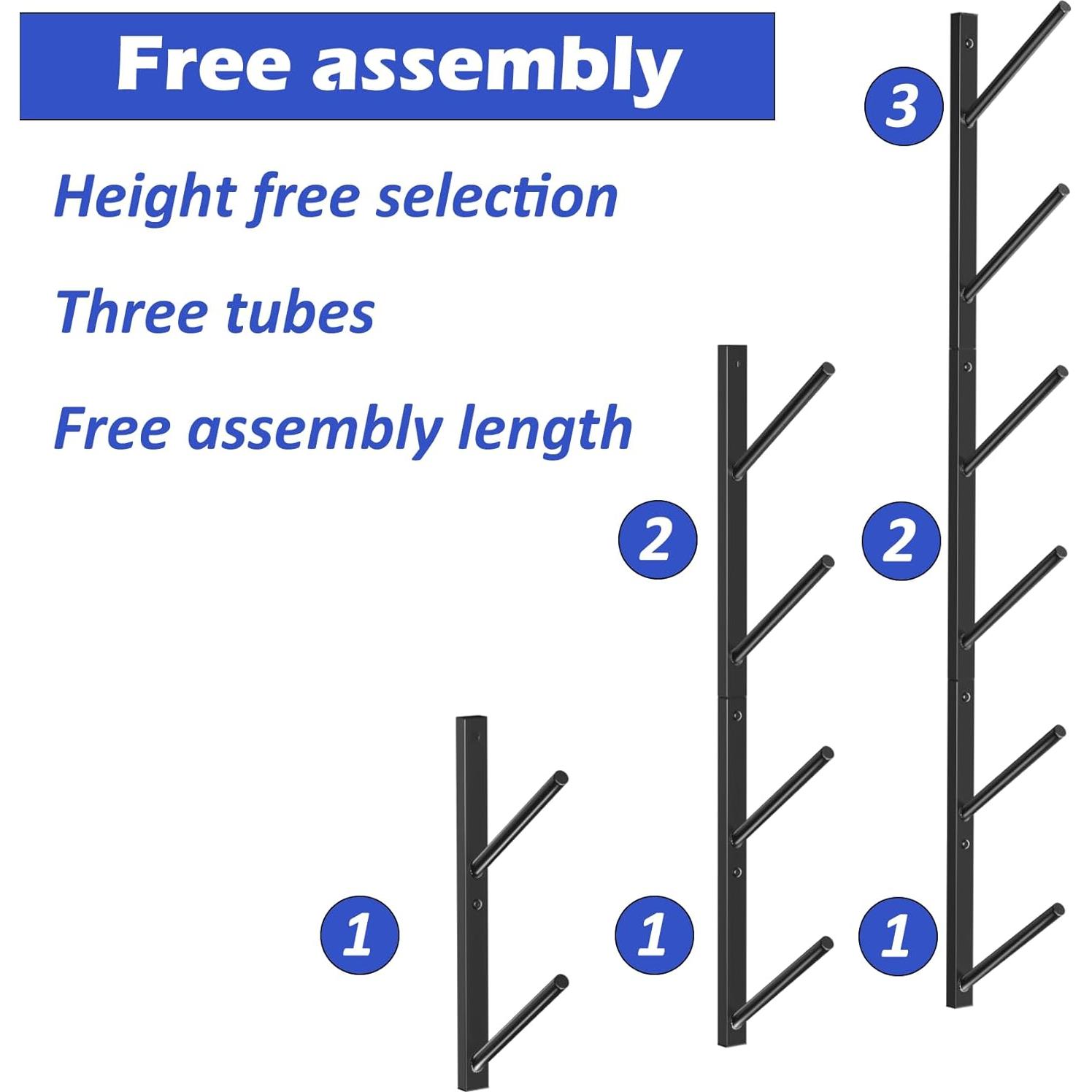Soporte de Pared Lhysn para Skateboard 6 Capas 89.81kg