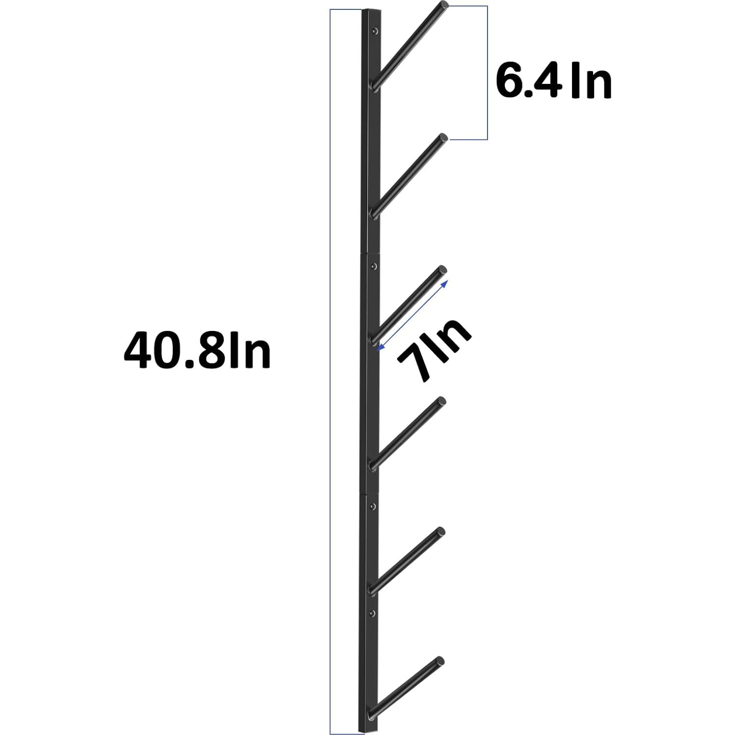 Soporte de Pared Lhysn para Skateboard 6 Capas 89.81kg