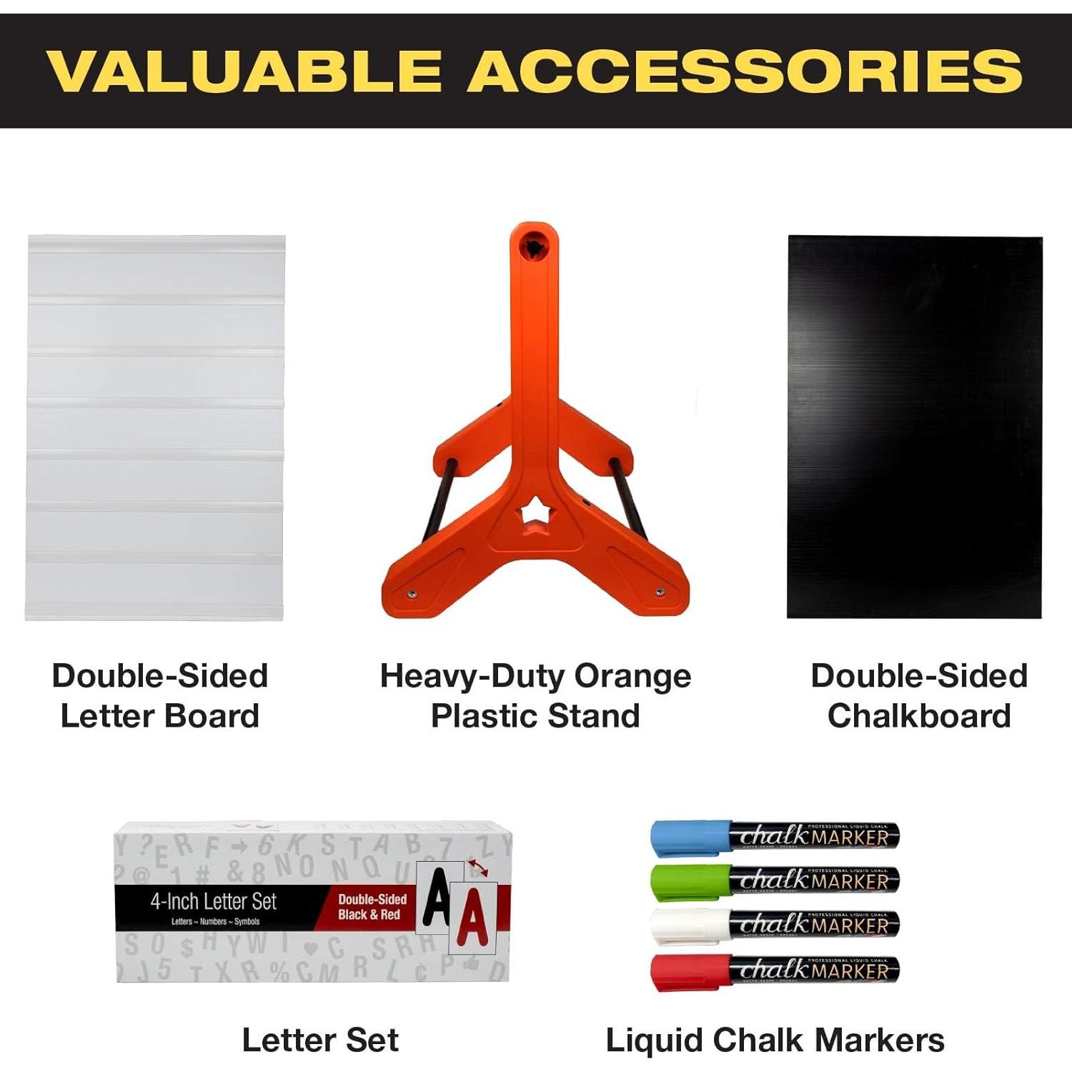 Cartel Oscilante Cambiable 61x91 cm Excello con 792 Letras