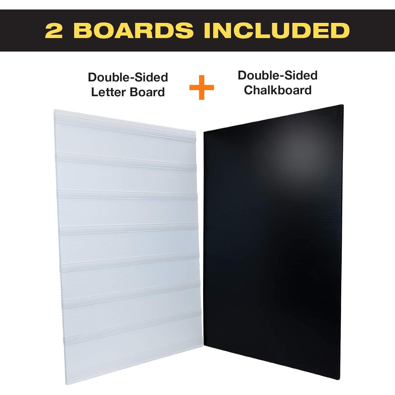 Cartel Oscilante Cambiable 61x91 cm Excello con 792 Letras