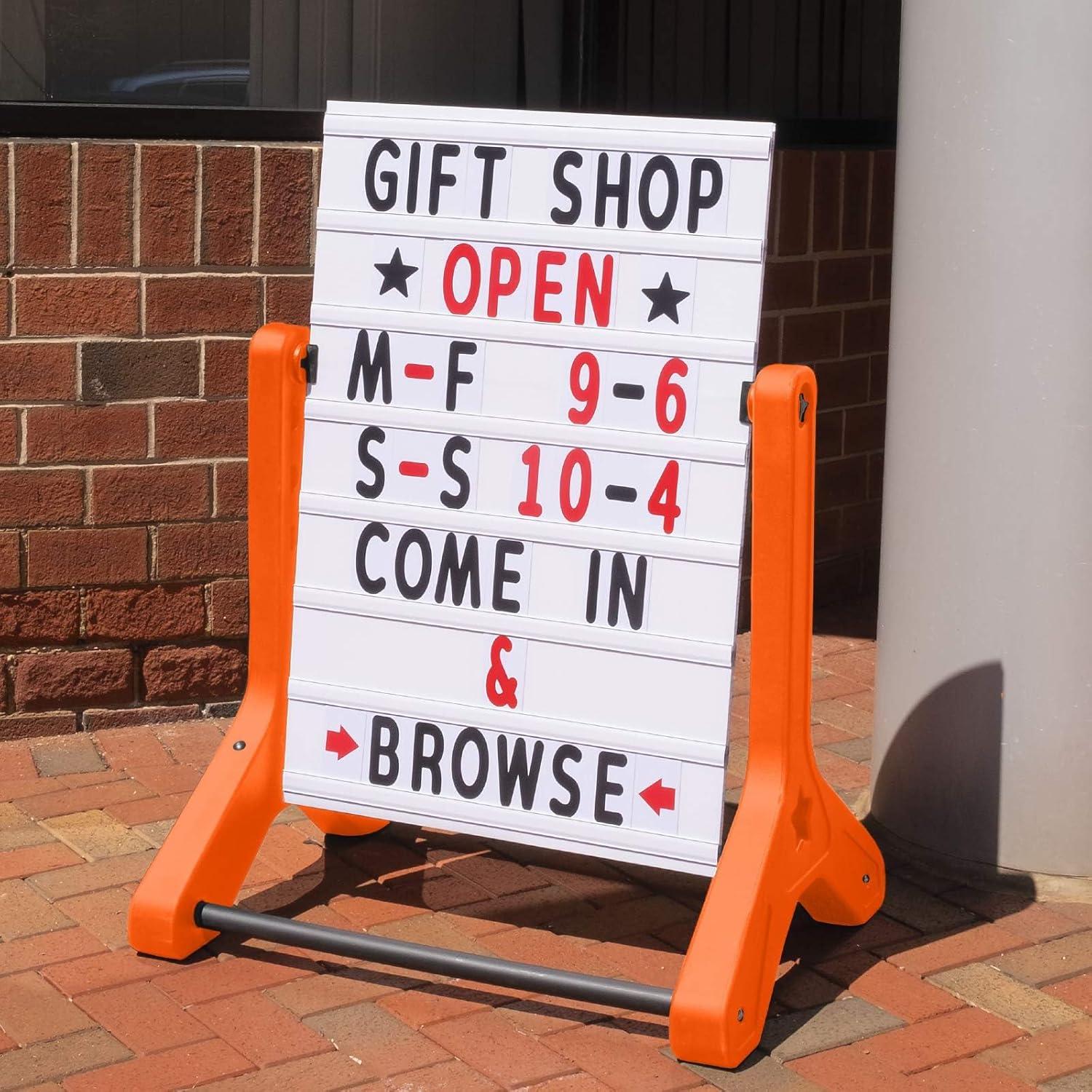 Cartel Oscilante Cambiable 61x91 cm Excello con 792 Letras