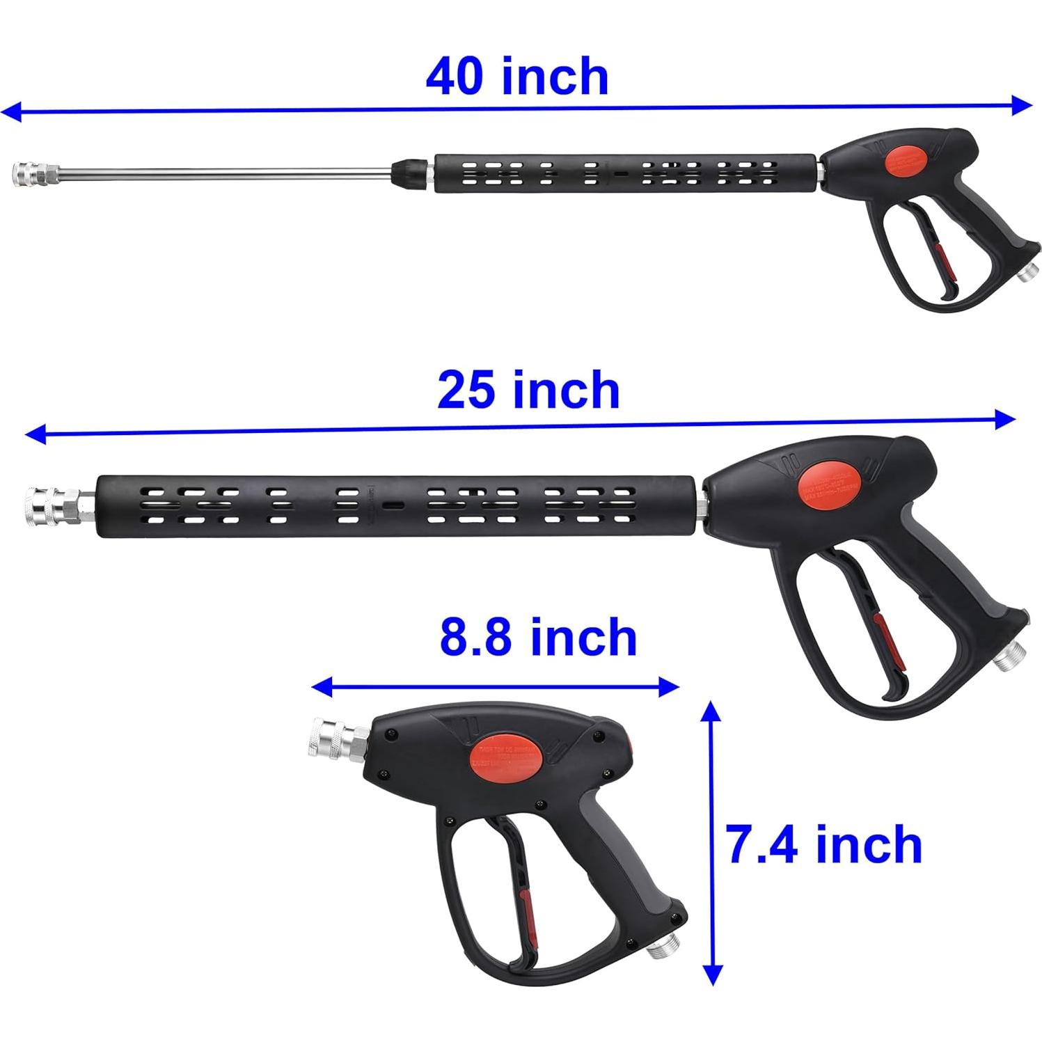 Pistola de Lavado a Presión M MINGLE 40" 4000 PSI M22