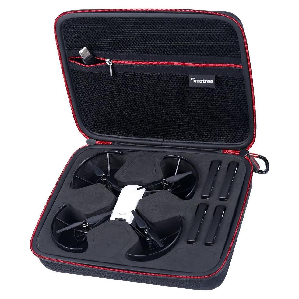 Funda Dura Smatree para Drone DJI Tello con 4 Baterías