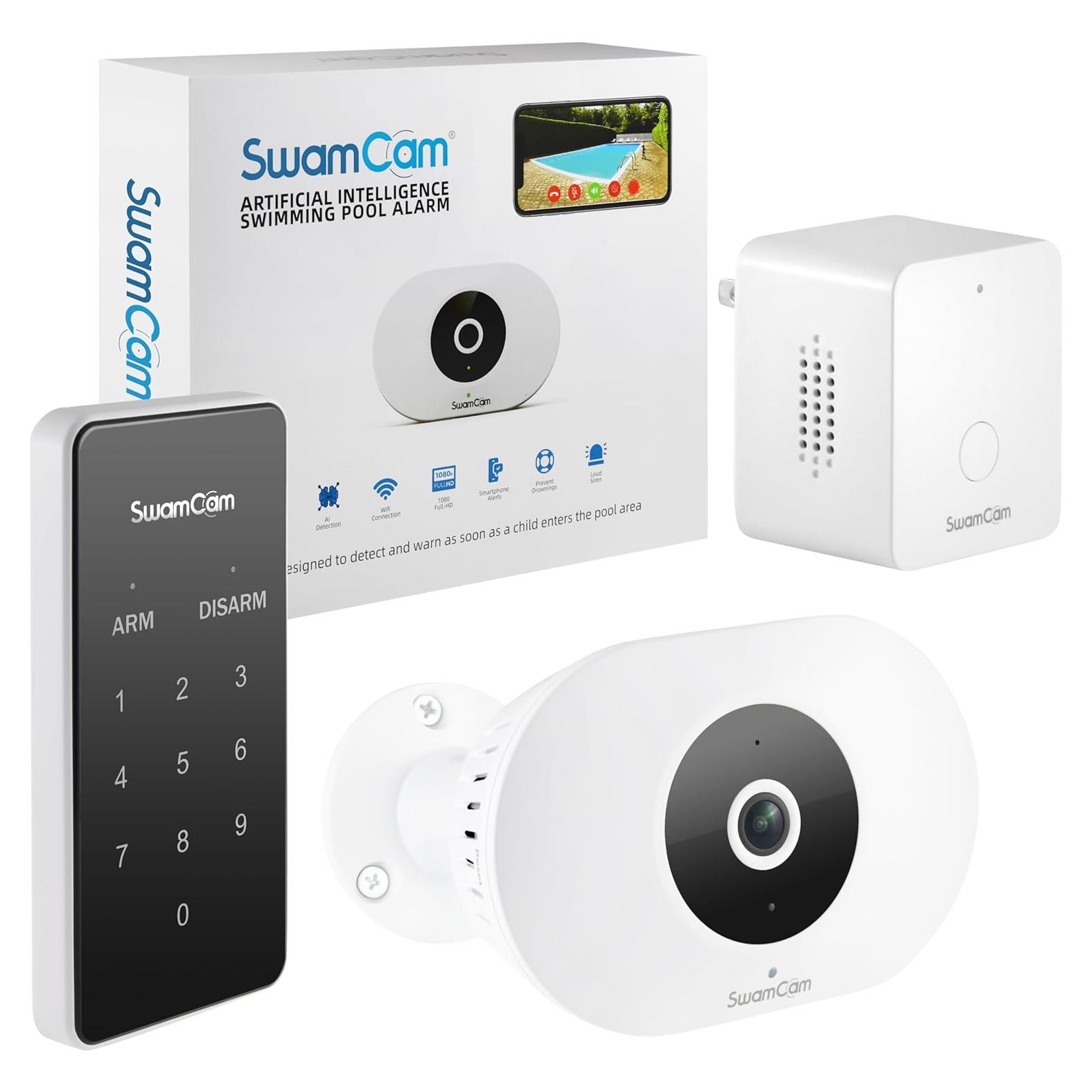 Cámara de Alarma WiFi SwamCam SCCAM2 para Piscinas - Certificada ASTM F2208