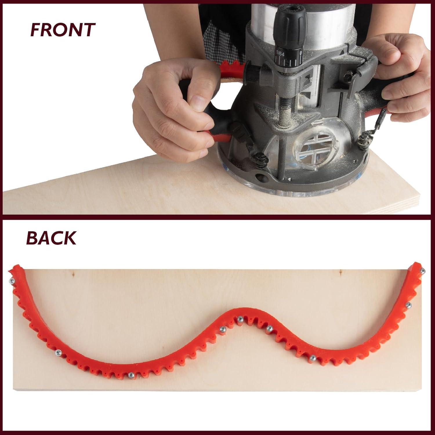 Guía de Curva Flexible O'SKOOL 198 cm para Router