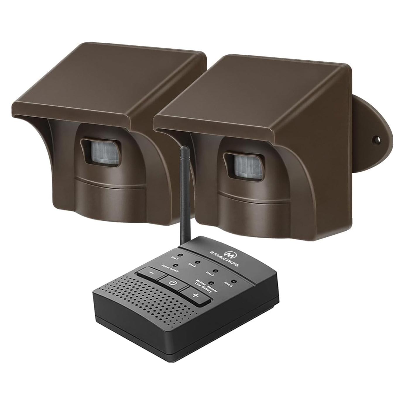 Alarma Inalámbrica eMACROS con Sensor de Movimiento 0.8 km