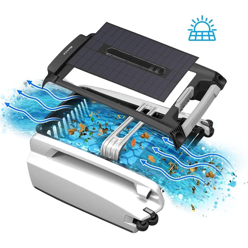 Limpiador Robótico de Piscina Betta SE Solar Blanco 24/7