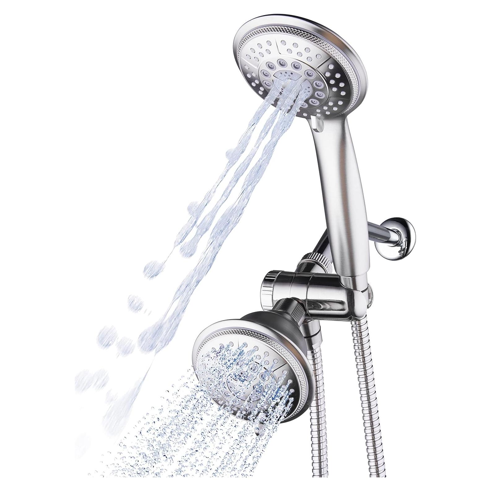 Combo Ducha de Mano y Lluvia Hydroluxe 1733 Alta Presión 24 Funciones