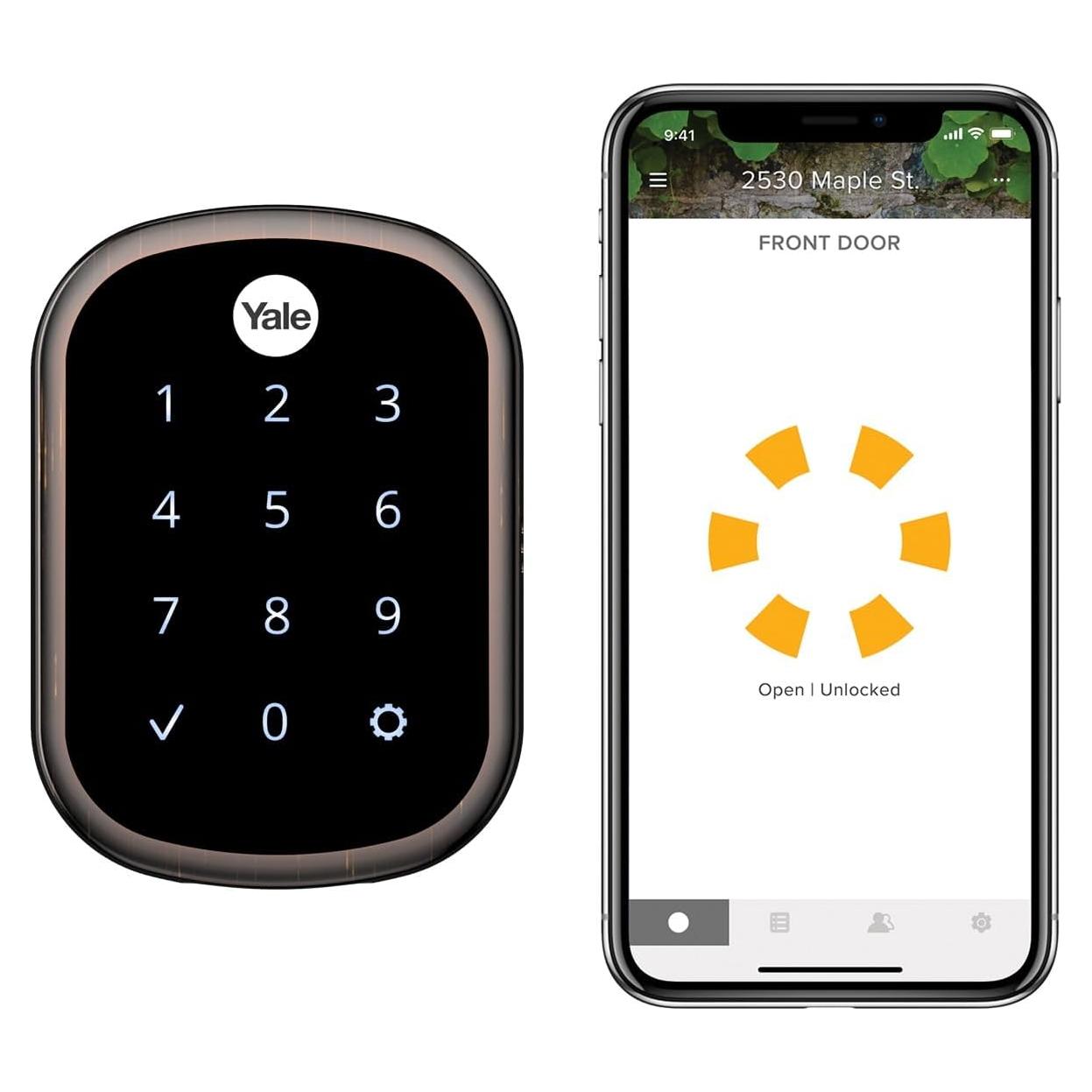 Cerradura Inteligente Yale Assure Lock SL Wi-Fi Bronce Aceitado