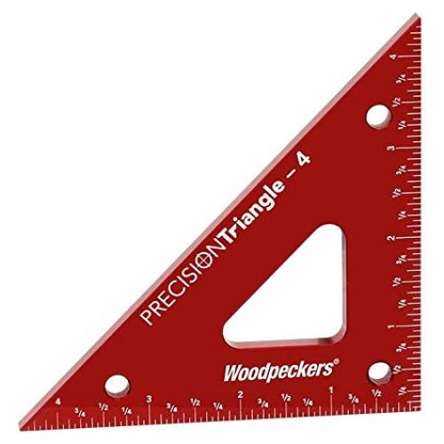 Triángulo de Carpintería Woodpeckers 10.16 cm Aluminio Precisión